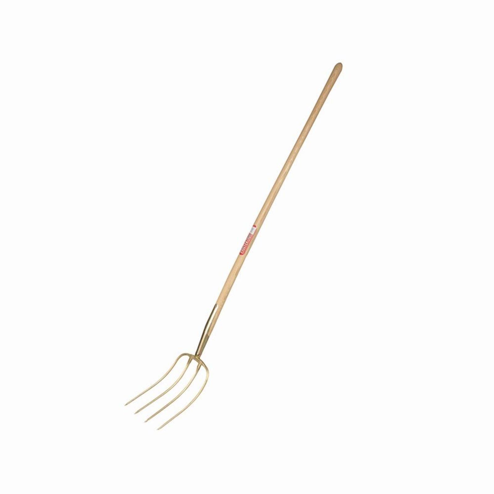 FREUND VICTORIA Dunggabel 4 Zinken, 135cm-Stiel Esche, 31x23cm, gold-lackiert