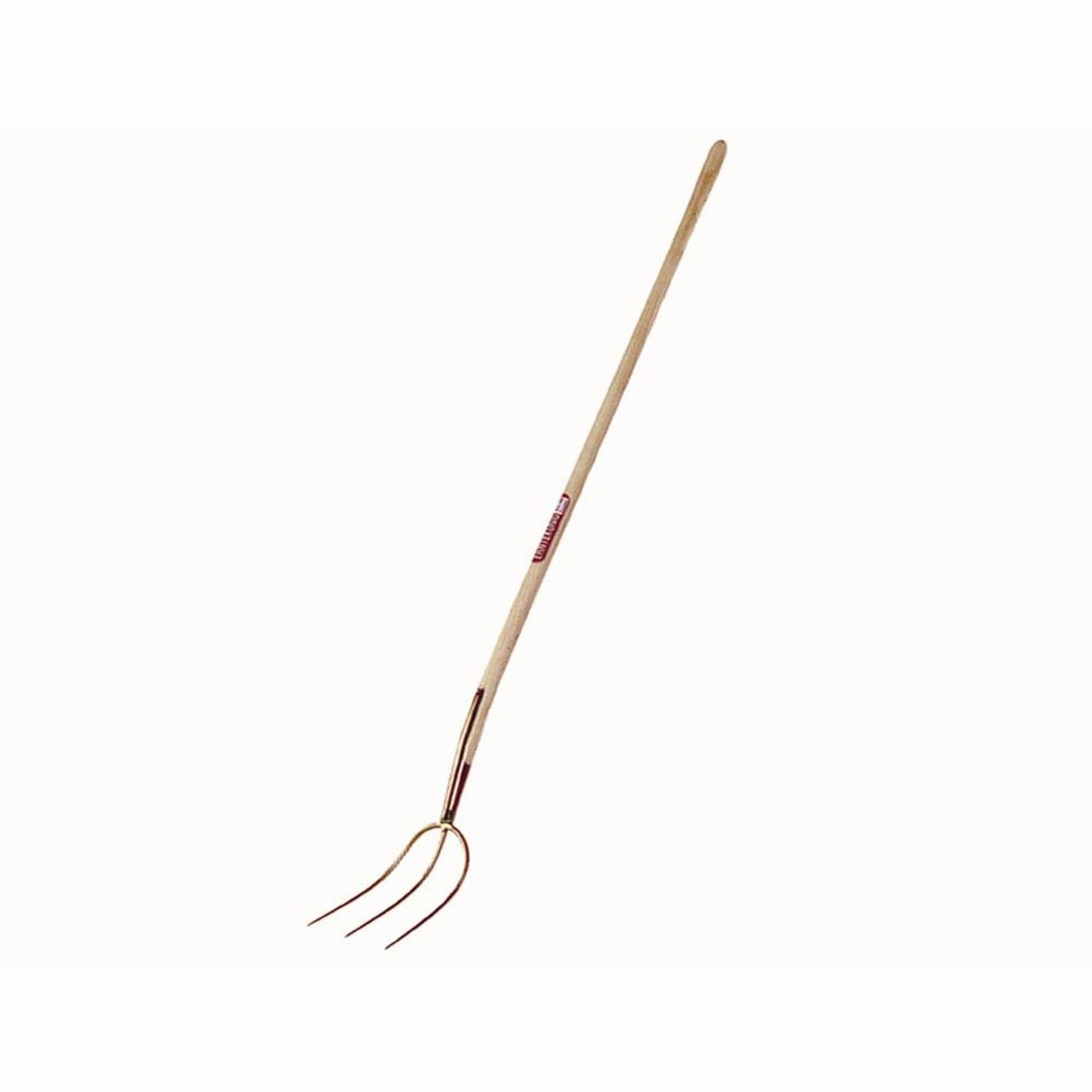 FREUND VICTORIA Streugabel 3 Zinken  26x20cm 135cm Eschen-Stiel, gold-lackiert