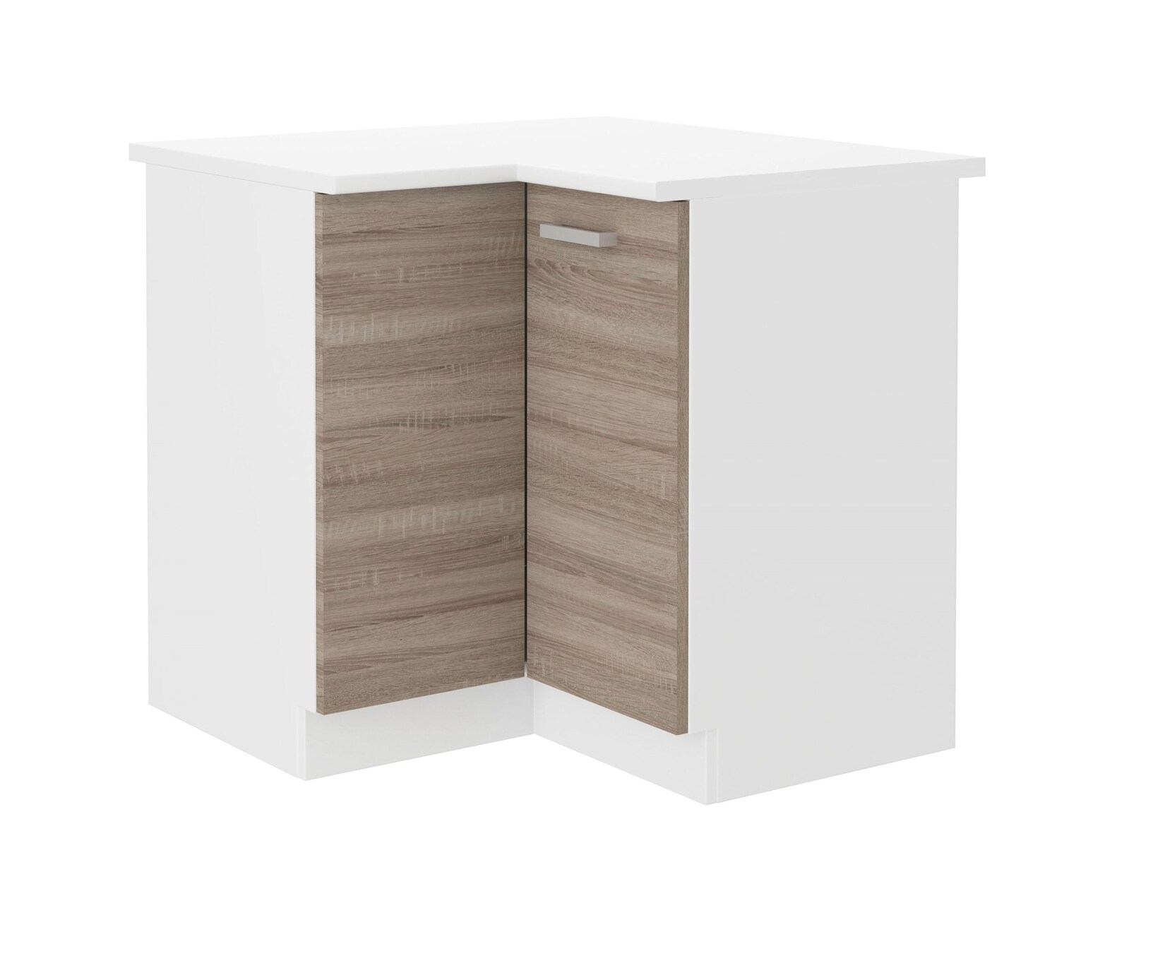 Küchen Eckunterschrank 89x89 cm für das Modell „Dave 240 Eiche Sonoma Trüffel“
