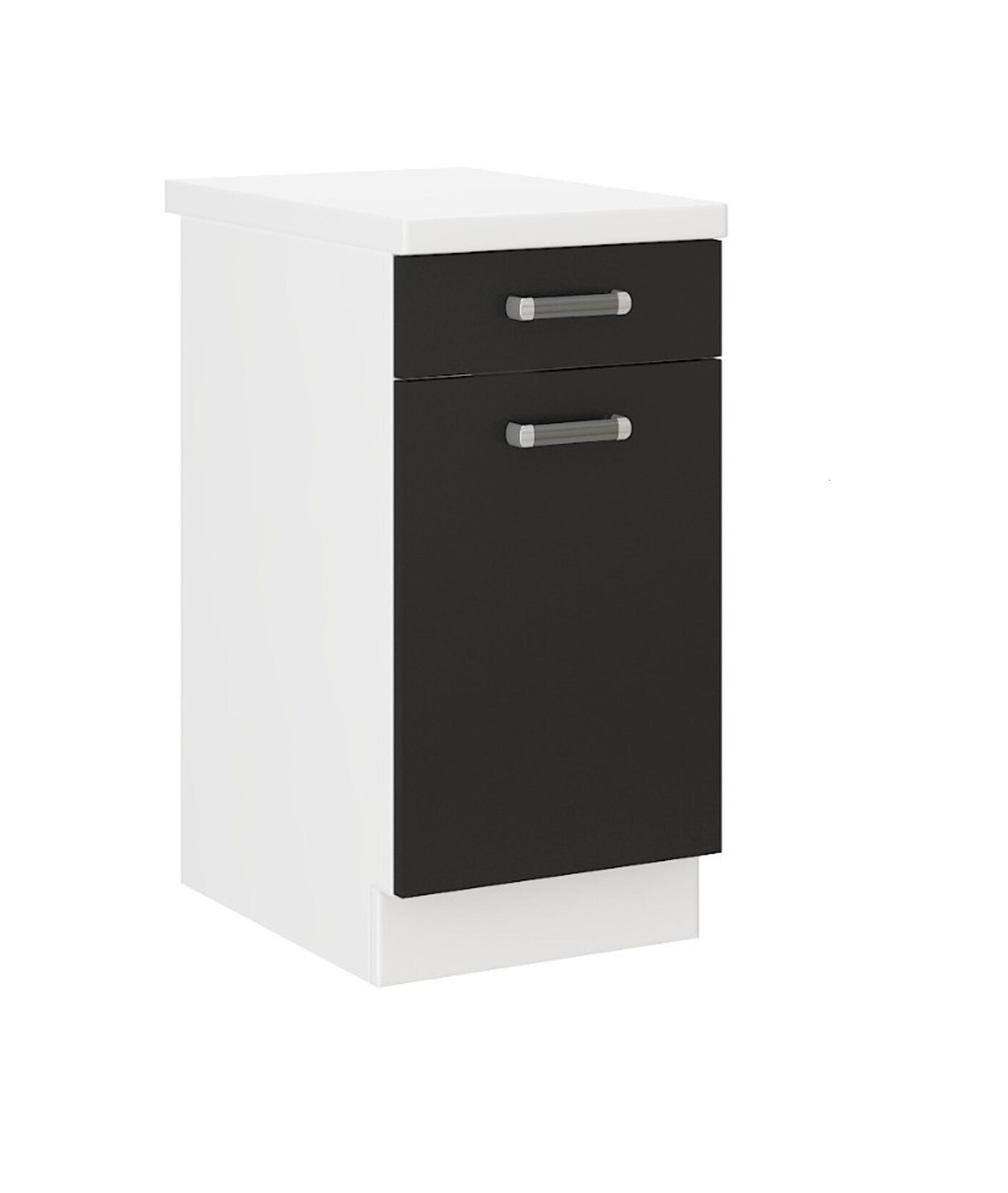 Küchen Unterschrank 40 cm für das Modell „Omega 240 Schwarz + Weiss“