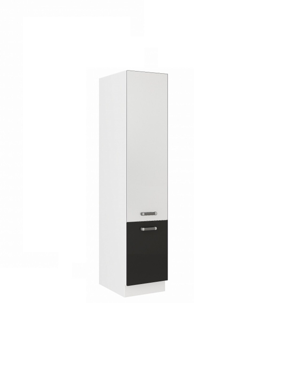 Küchen Vorratsschrank 40 cm für das Modell „Omega 240 Schwarz + Weiss“