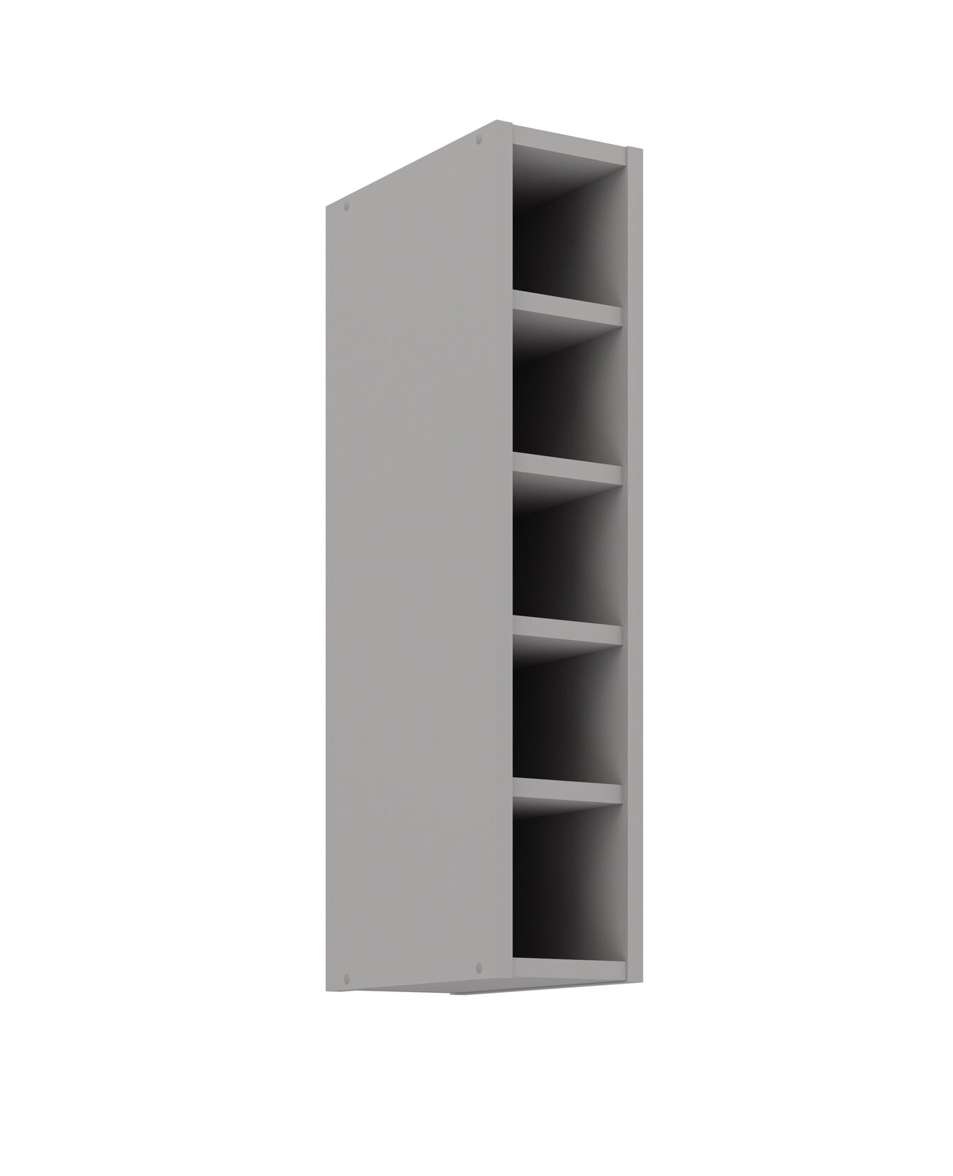 Hängeschrank Regal 15 cm Bianca Grey - Grau Küchenzeile Küchenblock