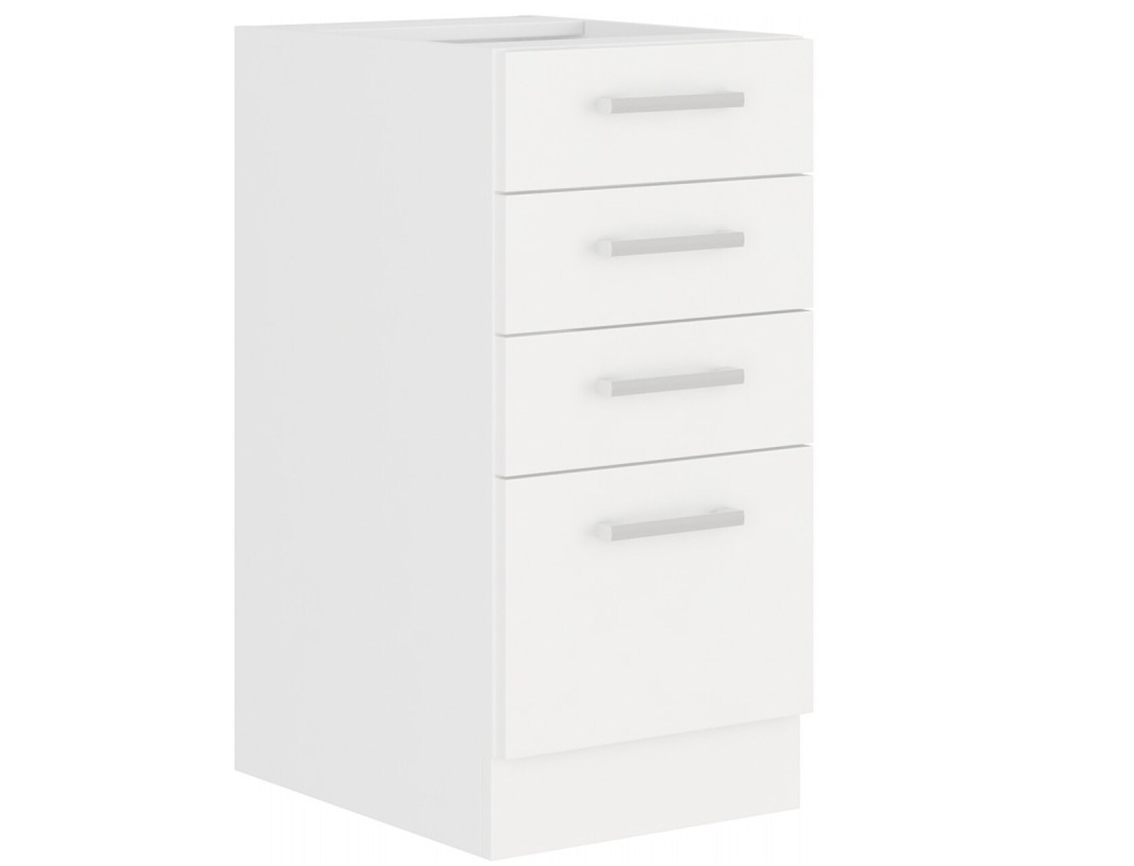 EKO White Unterschrank 40 Weiss matt Küchenzeile Küchenblock Küche Einbauküche