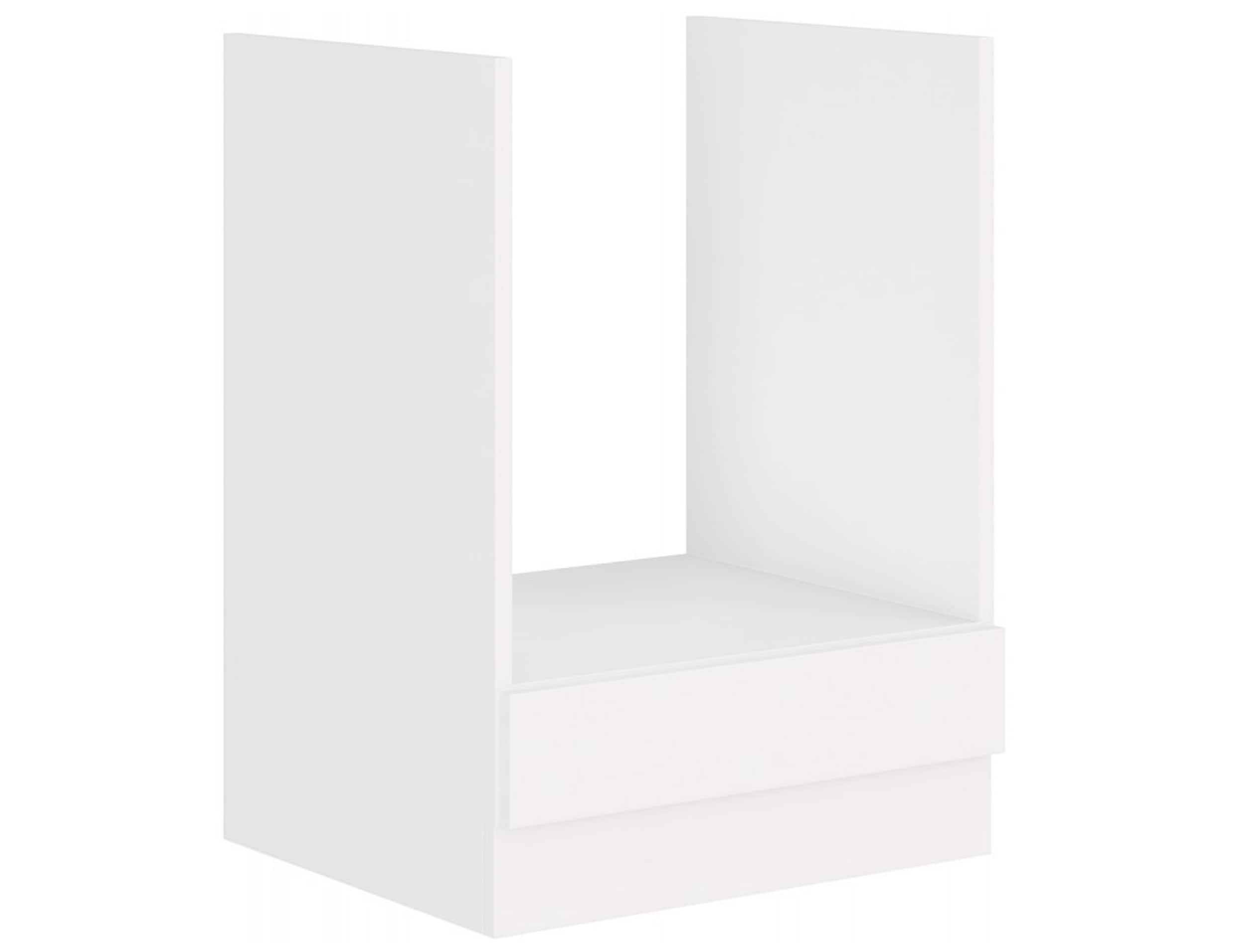 EKO White Herdunterschrank 60 Weiss matt K&uuml;chenzeile K&uuml;chenblock Einbauk&uuml;che - Bild 1