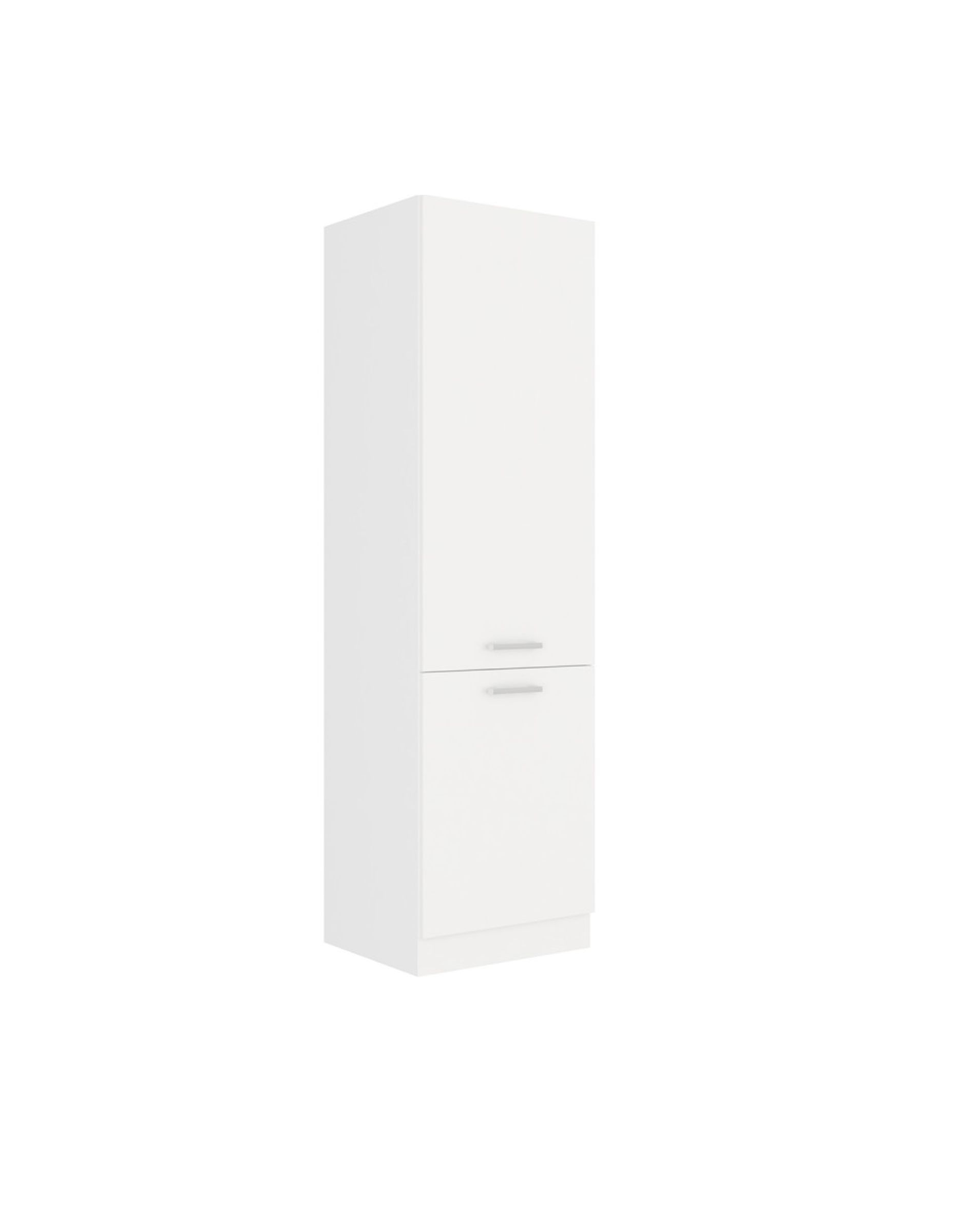 EKO White Hochschrank 60 cm Weiss matt K&uuml;chenzeile K&uuml;chenblock K&uuml;che Einbauk&uuml;che - Bild 1