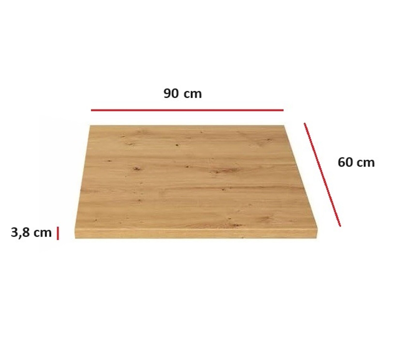 Küchen Arbeitsplatte 90 cm 38 mm Küchenzeile Küchenblock Eiche Artisan Eko Stilo
