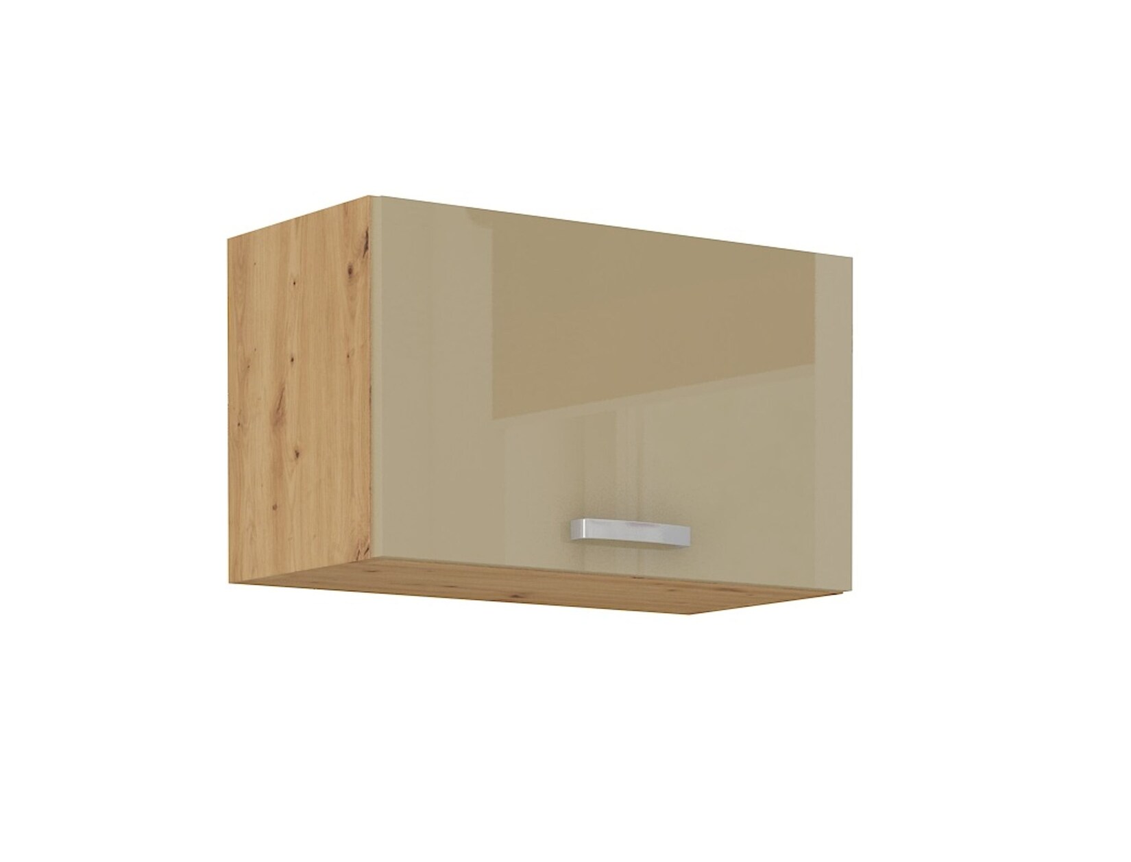 Hängeschrank 60 Eiche Artisan Cappuccino Hochglanz Küchenzeile Küchenblock Küche