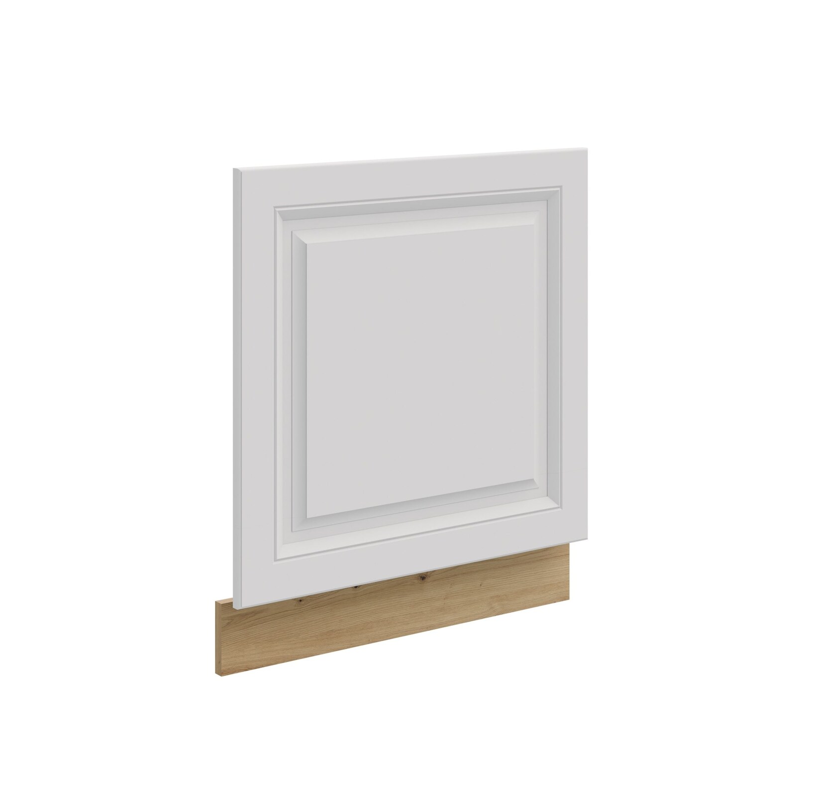 Frontblende für integrierten Geschirrspüler 60 cm Stilo Weiß + Eiche Artisan