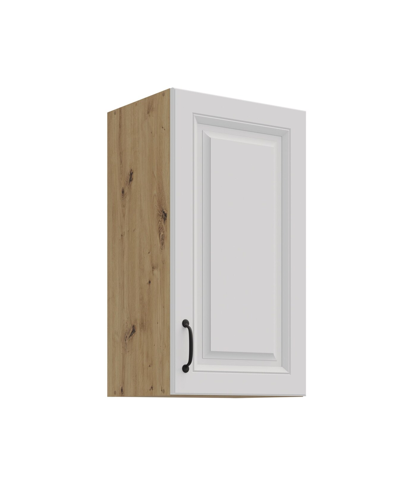 Hängeschrank 40 cm Stilo Weiss + Eiche Artisan Küchenzeile Küchenblock Küche