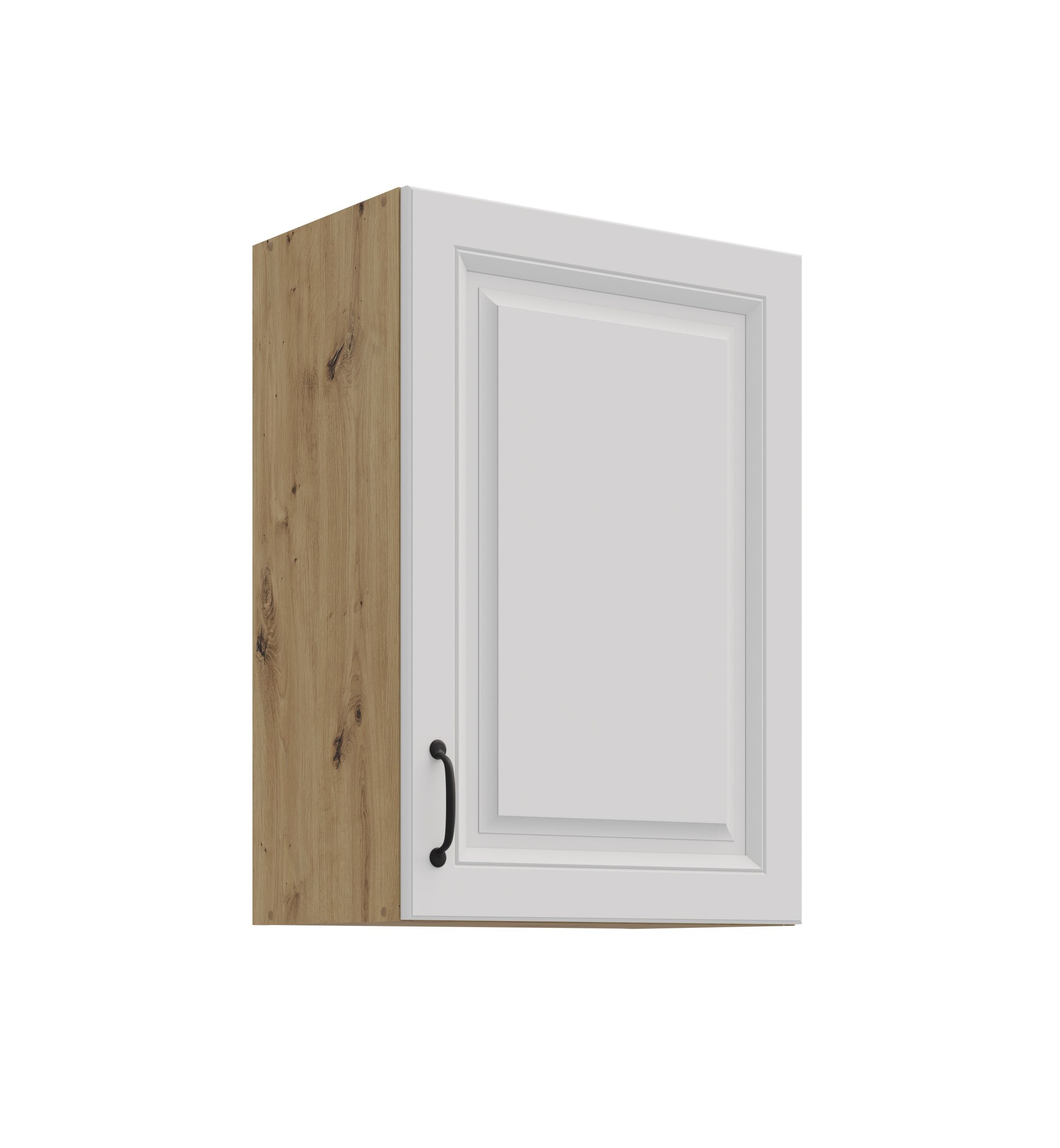 H&auml;ngeschrank 50 cm Stilo Weiss + Eiche Artisan K&uuml;chenzeile K&uuml;chenblock K&uuml;che - Bild 1