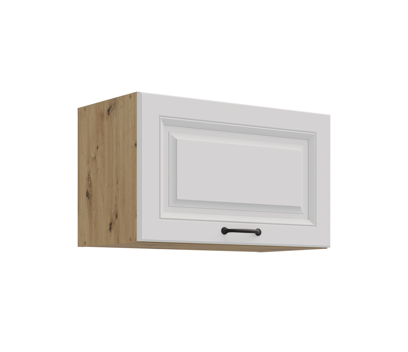Hängeschrank 60 cm Stilo Weiss + Eiche Artisan Küchenzeile Küchenblock Küche
