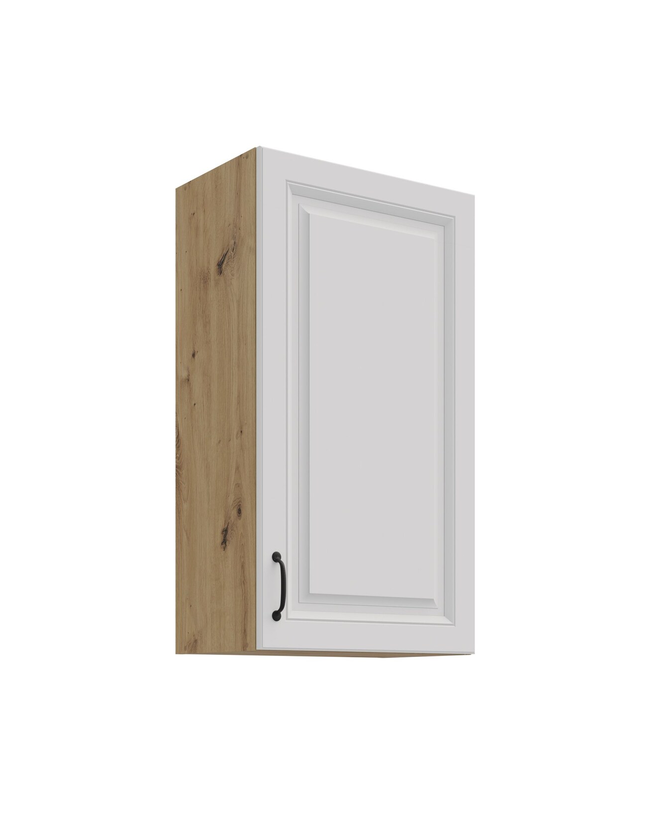 Hängeschrank 50-90 cm Stilo Weiss + Eiche Artisan Küchenzeile Küchenblock Küche