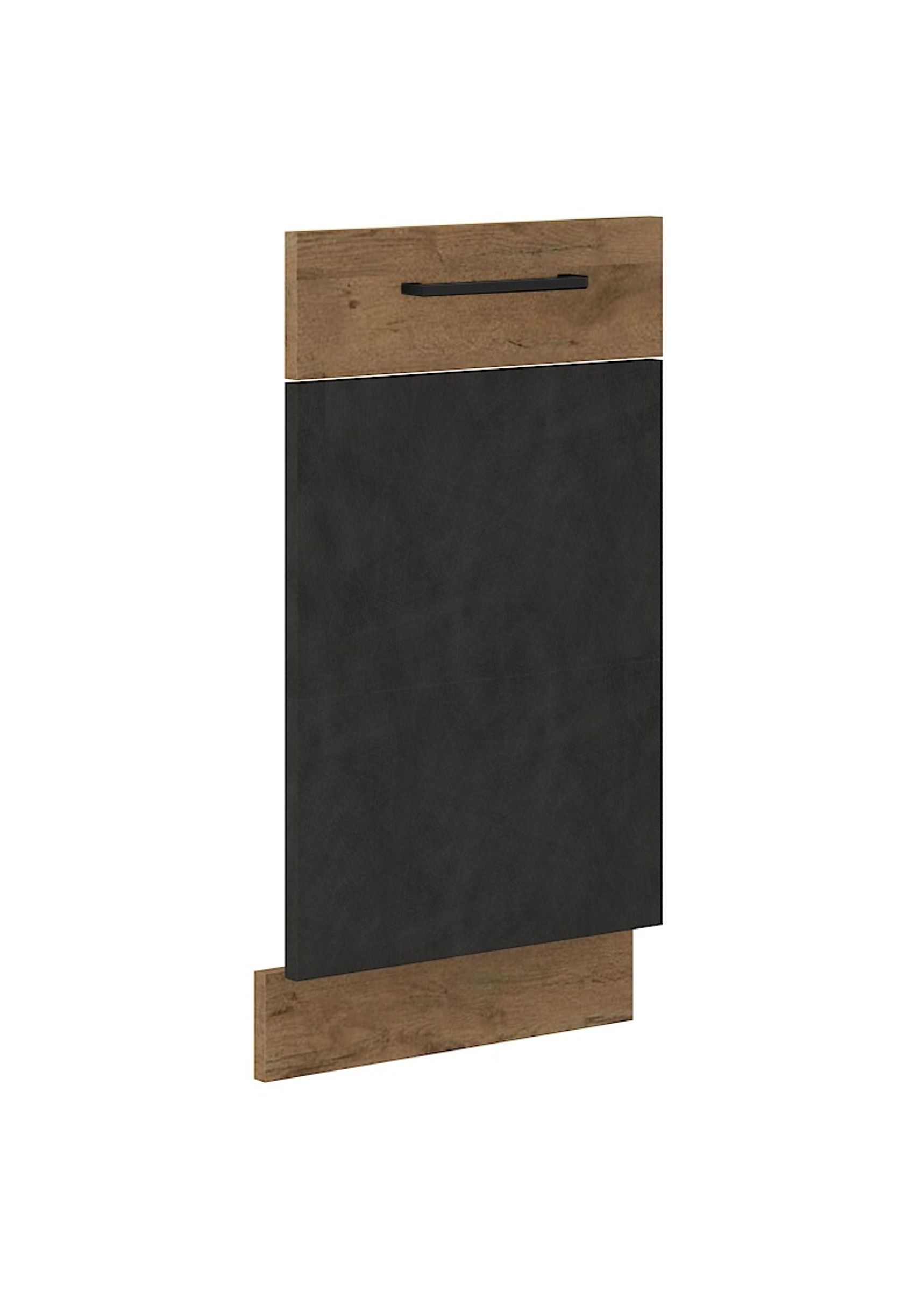 K&uuml;che Vigo Frontblende Geschirrsp&uuml;ler vollintegriert 45 cm Eiche Lancelot Matera - Bild 1