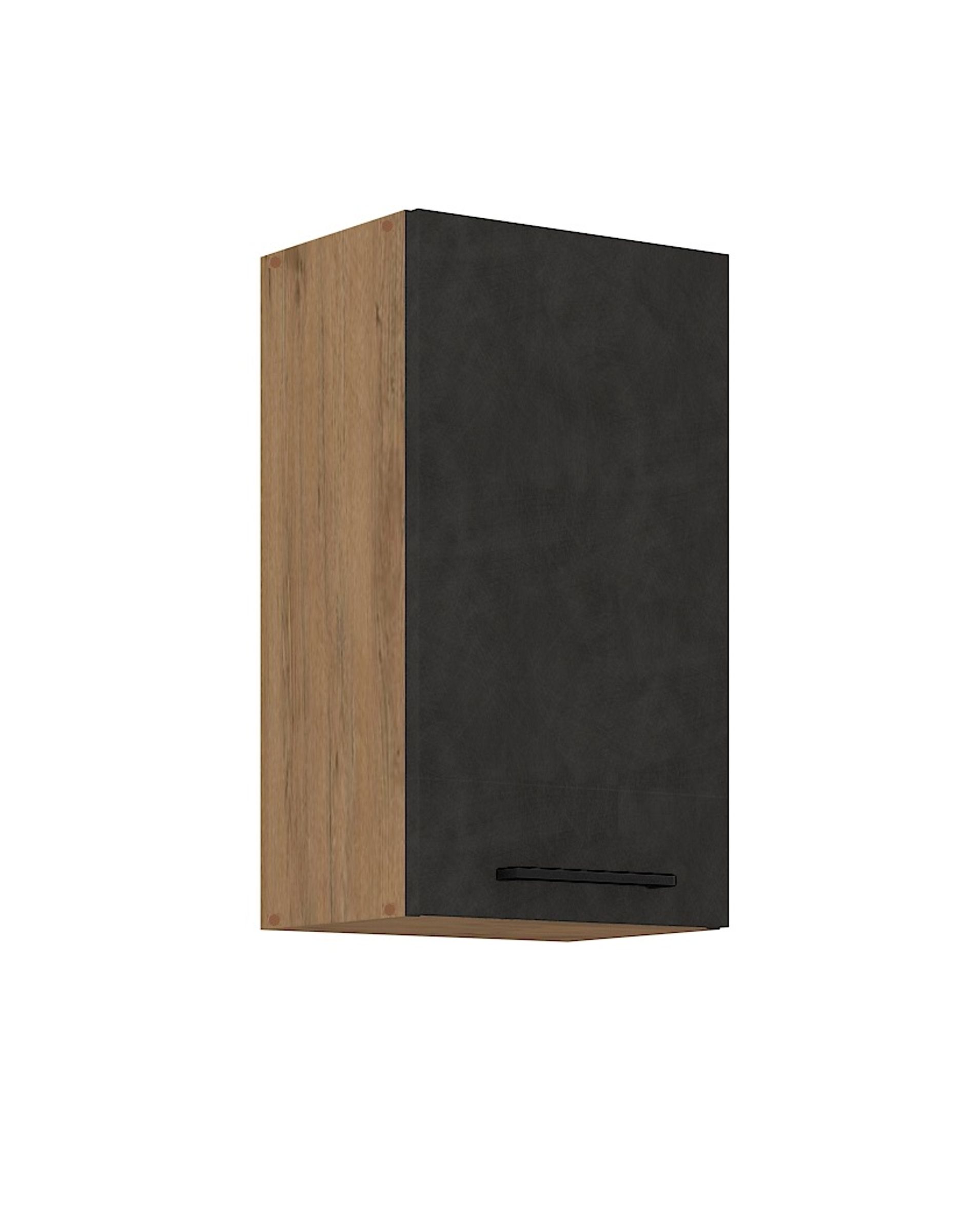 Vigo H&auml;ngeschrank 40 cm Eiche Lancelot Matera Grau K&uuml;chenzeile K&uuml;chenblock K&uuml;che - Bild 1