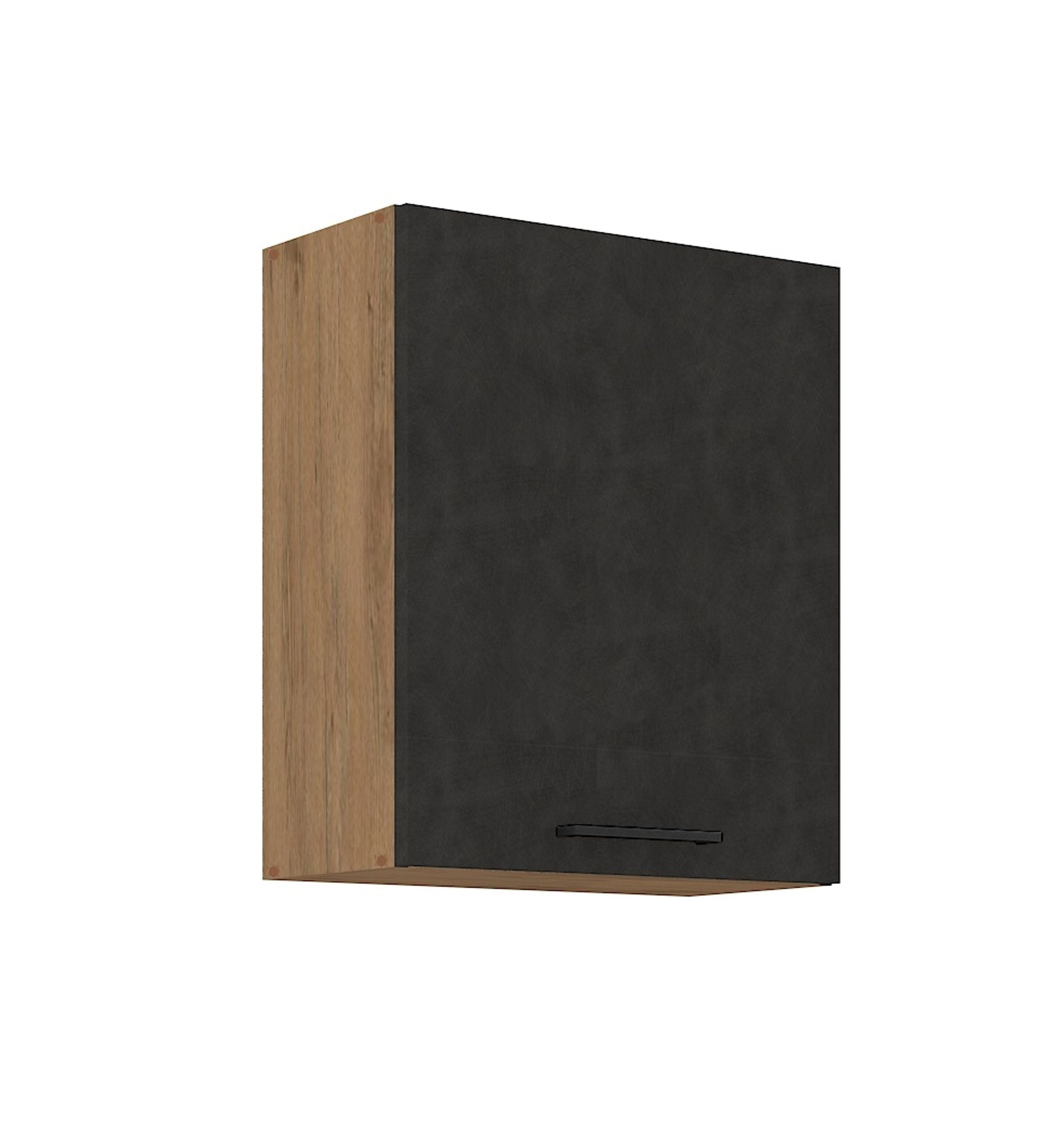 Vigo H&auml;ngeschrank 60 cm Eiche Lancelot Matera Grau K&uuml;chenzeile K&uuml;chenblock K&uuml;che - Bild 1