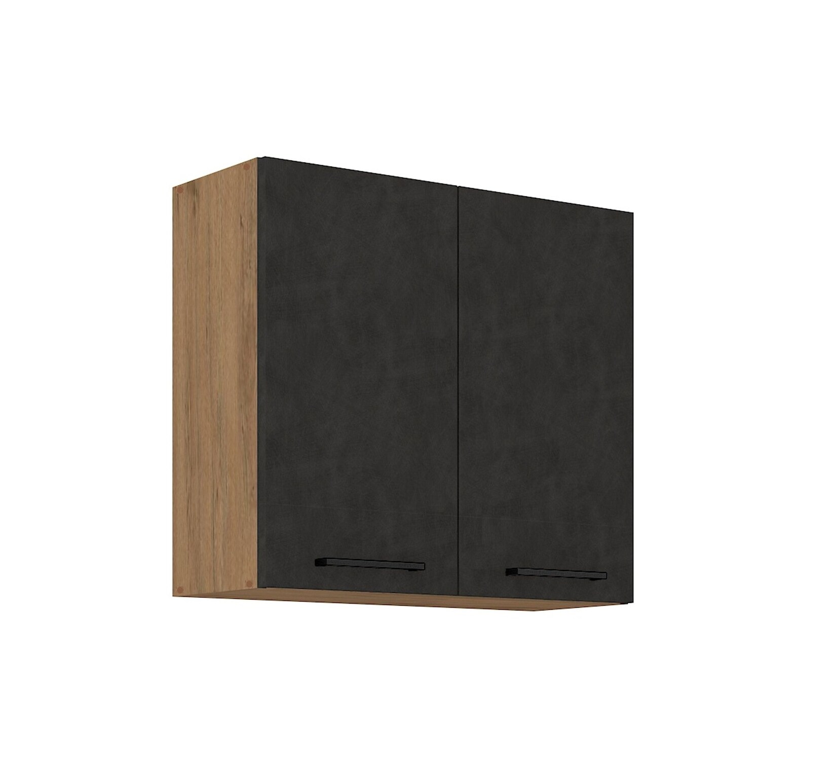 Vigo Hängeschrank 80 cm Eiche Lancelot Matera Grau Küchenzeile Küchenblock Küche