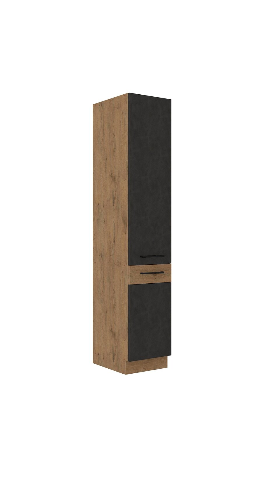 Vigo Hochschrank 40 cm Eiche Lancelot Matera Grau Küchenzeile Küchenblock Küche