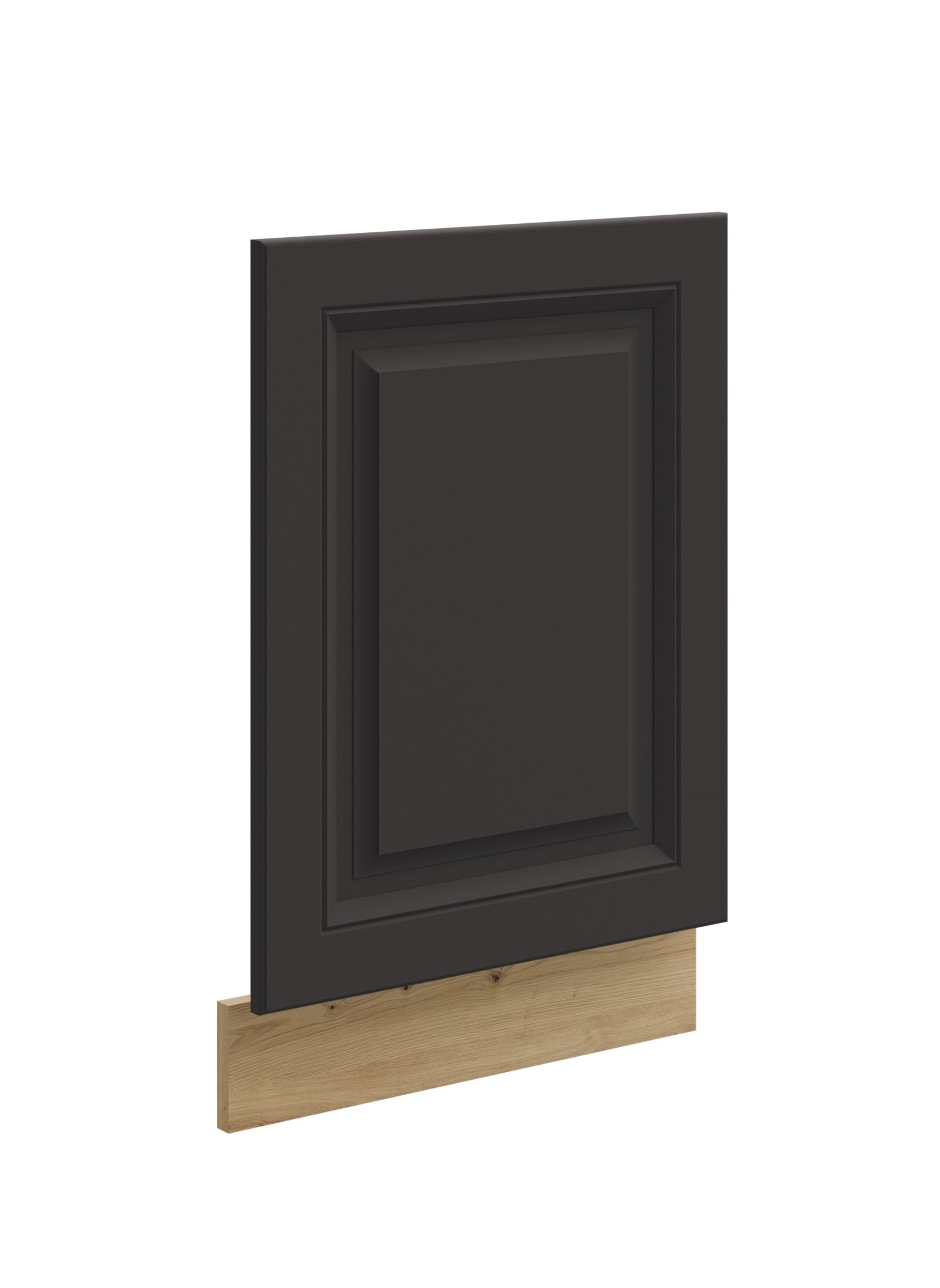 Frontblende f&uuml;r integrierten Geschirrsp&uuml;ler 45 cm Stilo Grau + Eiche Artisan - Bild 1