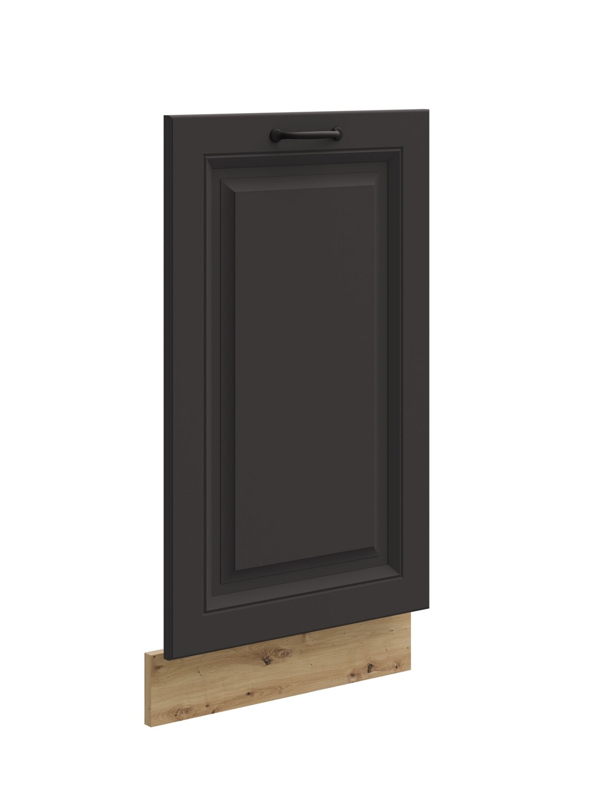 Frontblende für vollintegrierten Geschirrspüler 45 cm Stilo Grau + Eiche Artisan