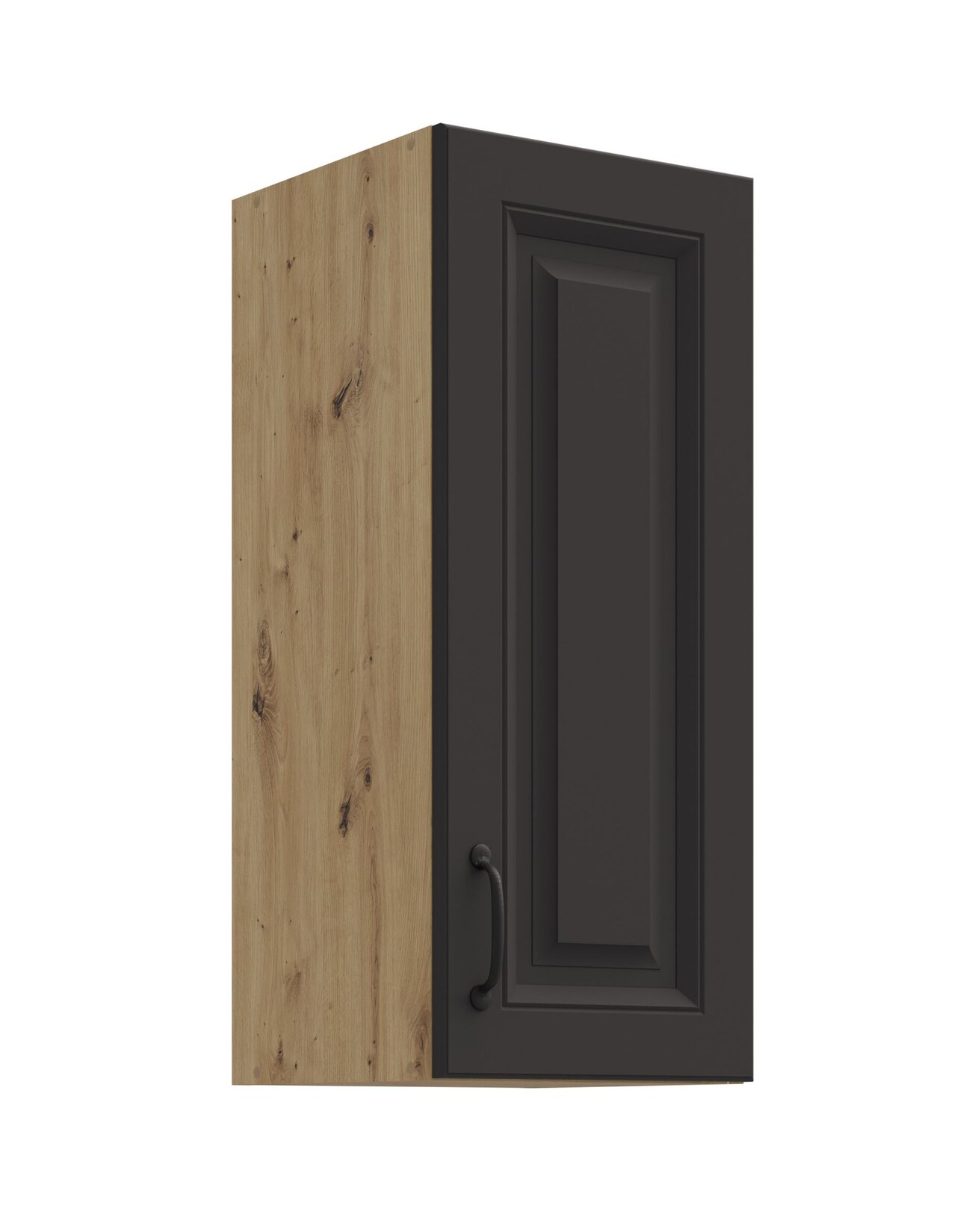 Hängeschrank 30 cm Stilo Grau + Eiche Artisan Küchenzeile Küchenblock Küche