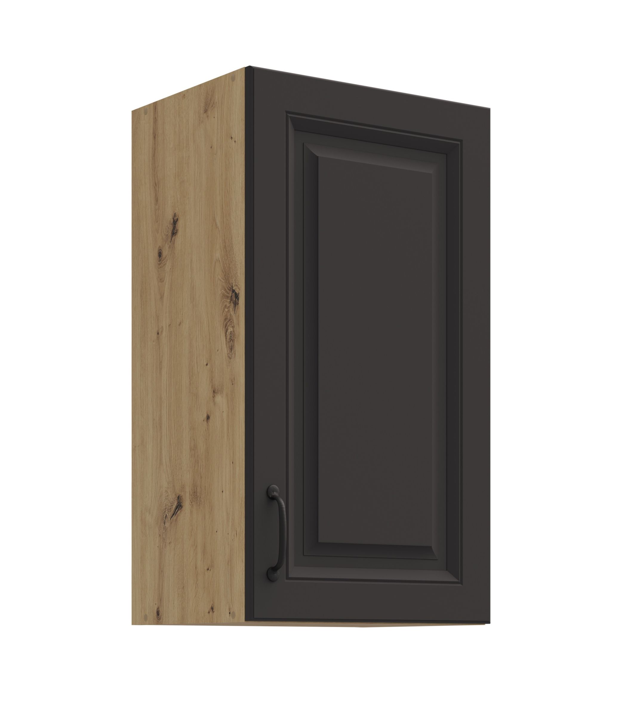 H&auml;ngeschrank 40 cm Stilo Grau + Eiche Artisan K&uuml;chenzeile K&uuml;chenblock K&uuml;che - Bild 1