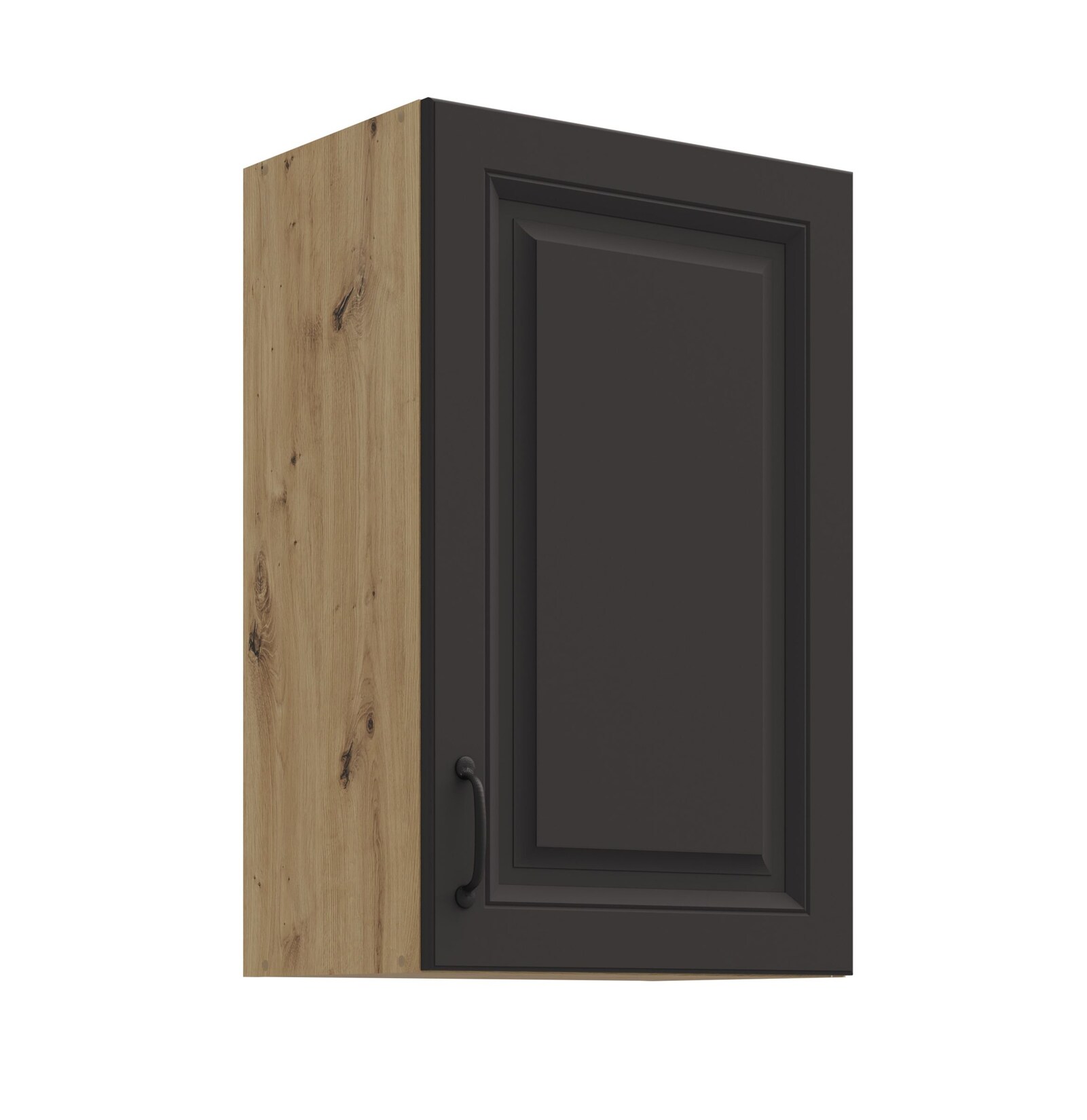 Hängeschrank 45 cm Stilo Grau + Eiche Artisan Küchenzeile Küchenblock Küche