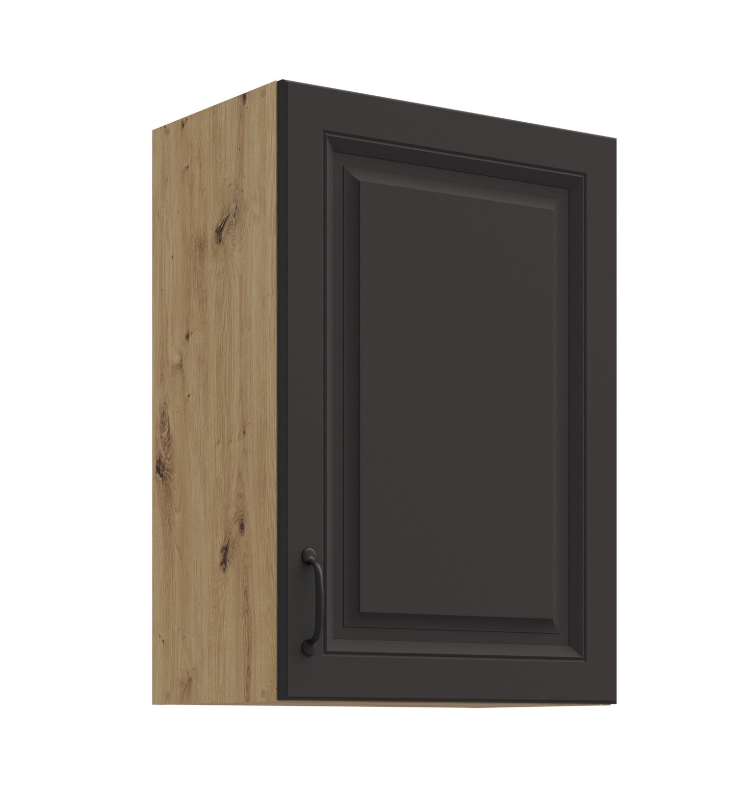Hängeschrank 50 cm Stilo Grau + Eiche Artisan Küchenzeile Küchenblock Küche