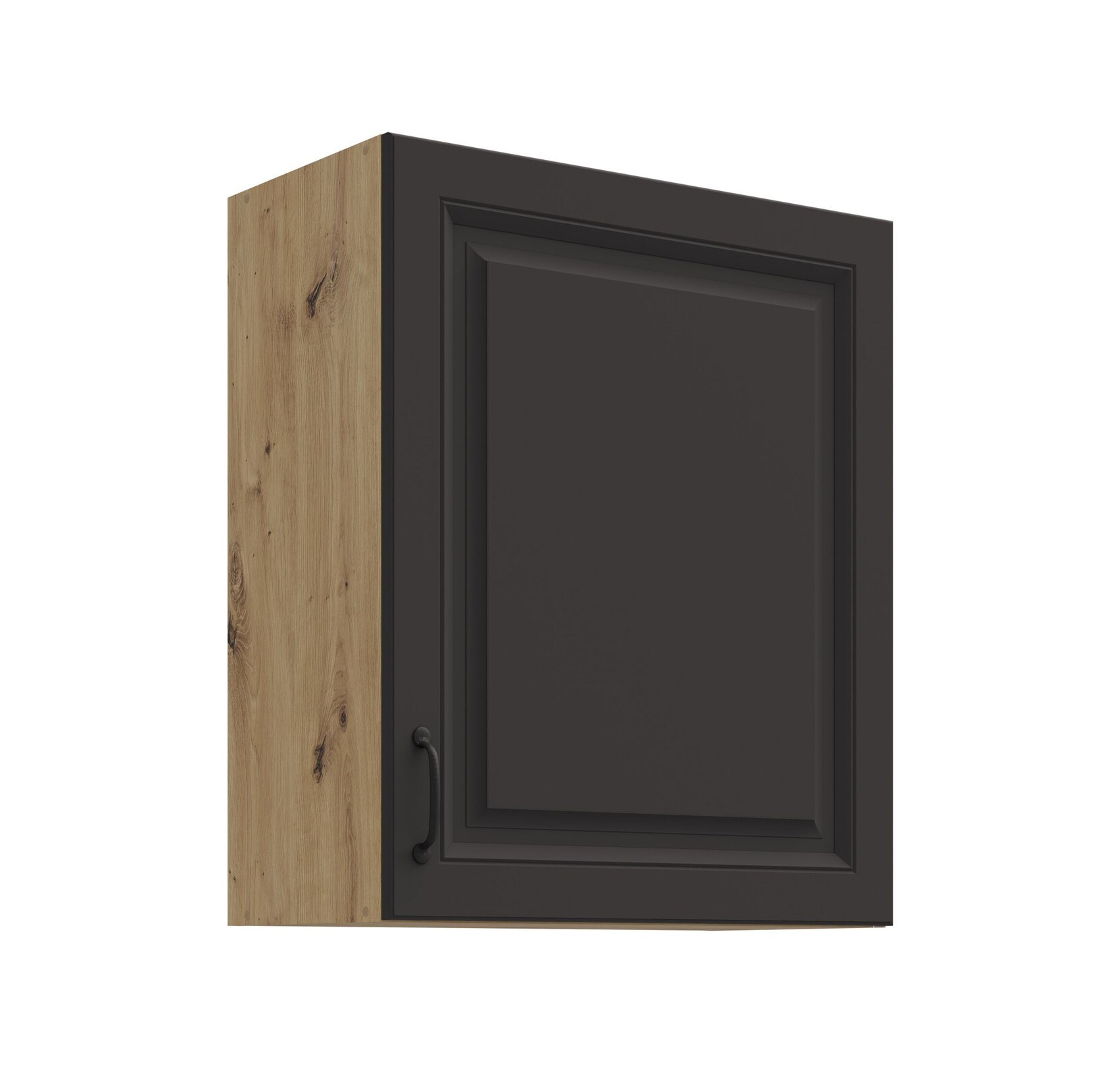 Hängeschrank 60 cm Stilo Grau + Eiche Artisan Küchenzeile Küchenblock Küche
