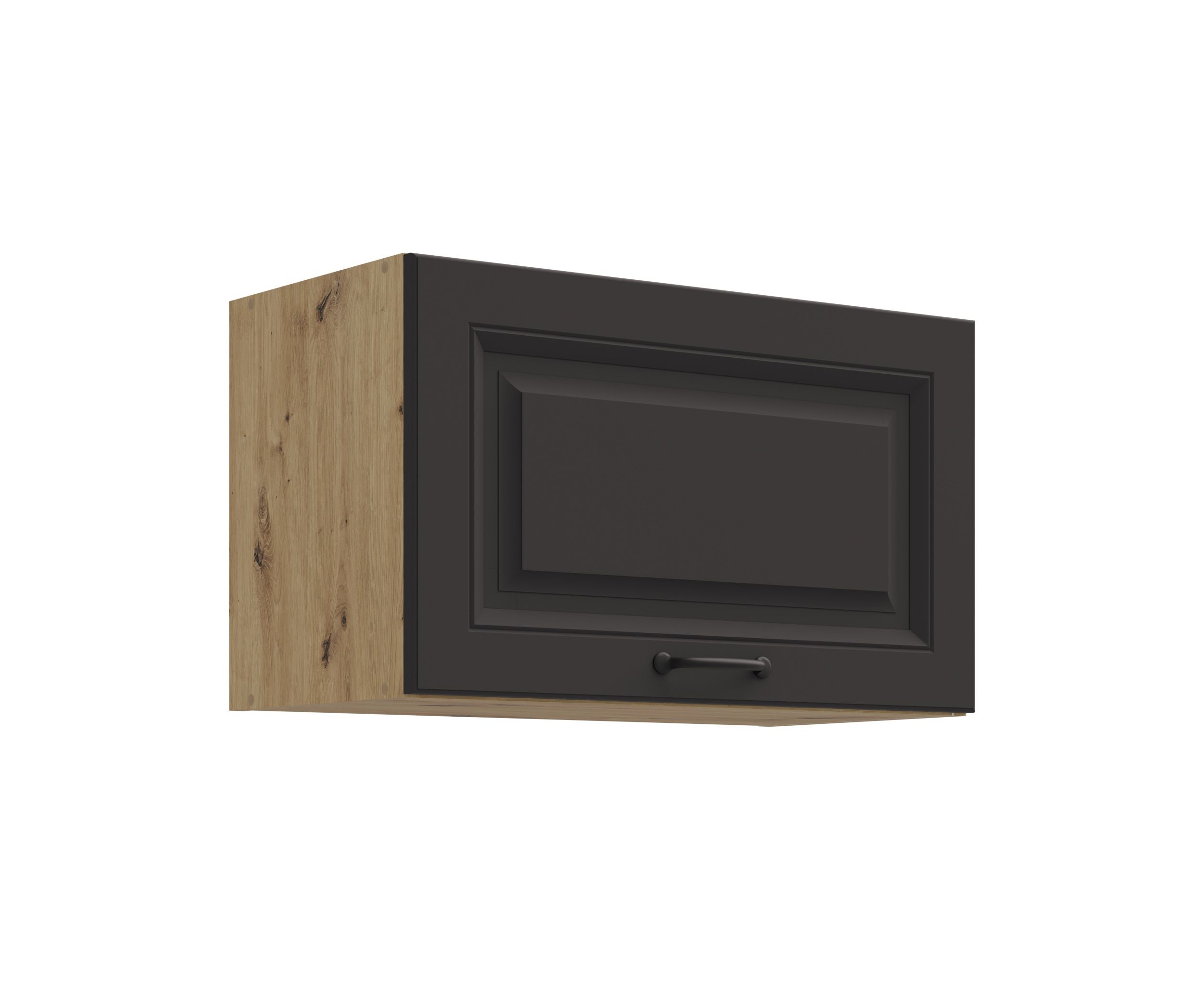 H&auml;ngeschrank 60 cm Stilo Grau + Eiche Artisan K&uuml;chenzeile K&uuml;chenblock K&uuml;che - Bild 1