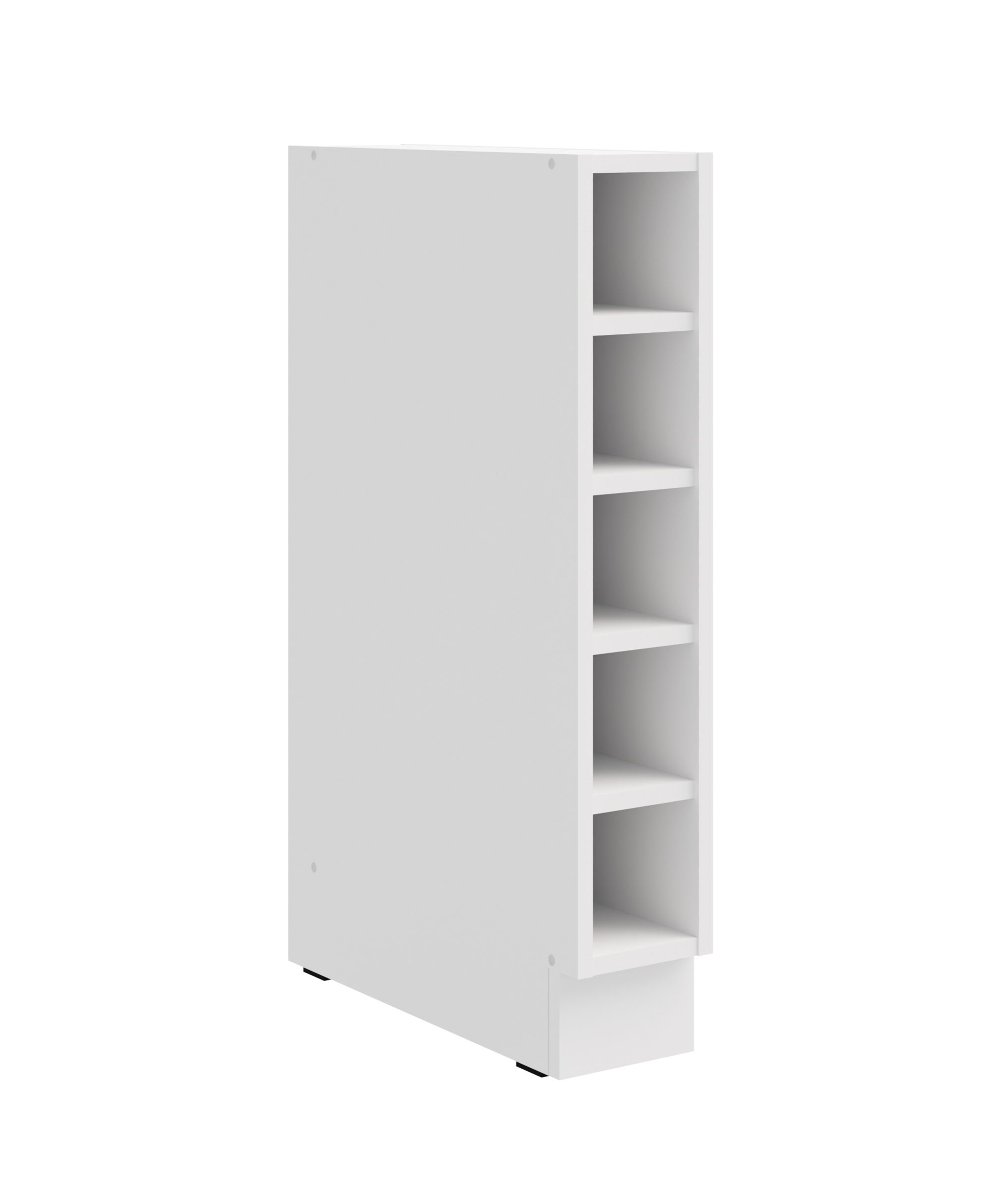 K&uuml;chen Unterschrank Regal 15 cm Wei&szlig; K&uuml;chenzeile K&uuml;chenblock K&uuml;che Einbauk&uuml;che - Bild 1