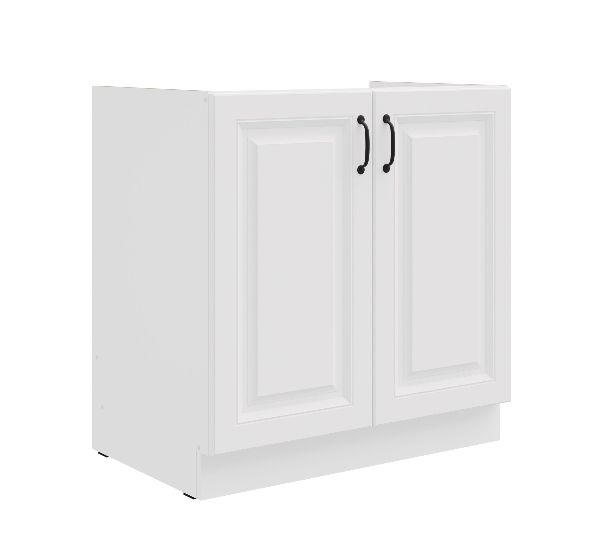Sp&uuml;lenschrank 80 cm Stilo Weiss K&uuml;chenzeile K&uuml;chenblock K&uuml;che Einbauk&uuml;che - Bild 1