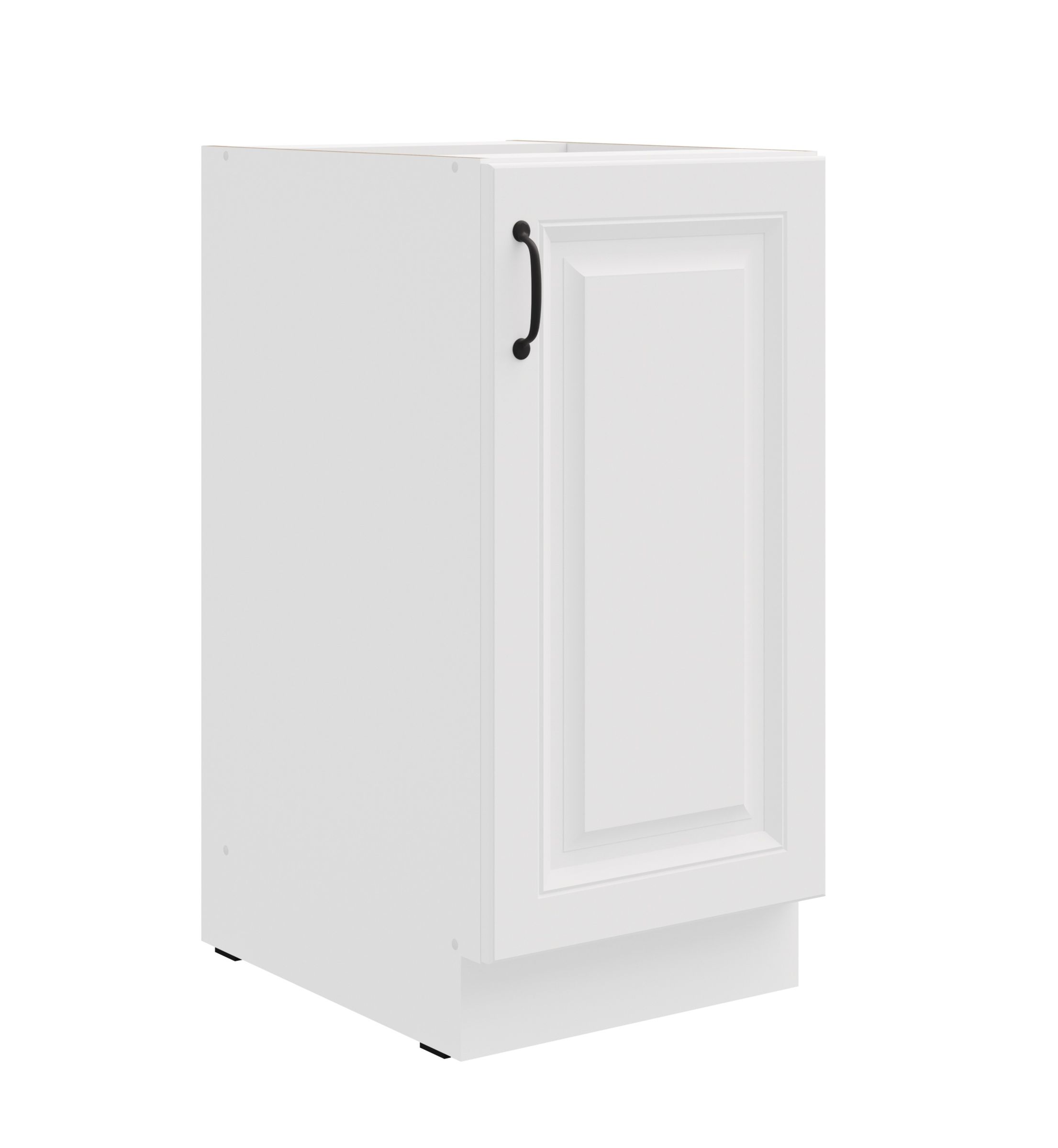 Unterschrank 40 cm Stilo Wei&szlig; K&uuml;chenzeile K&uuml;chenblock K&uuml;che Landhaus Einbauk&uuml;che - Bild 1