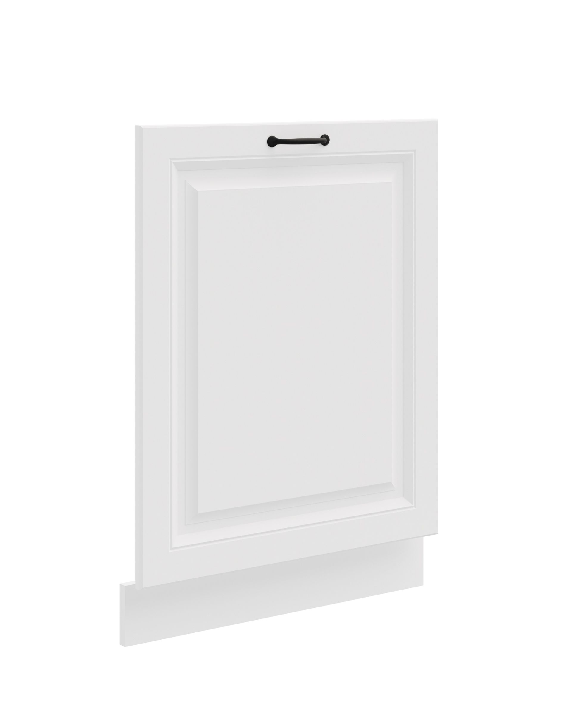 Frontblende f&uuml;r vollintegrierten Geschirrsp&uuml;ler 60 cm Stilo Wei&szlig; K&uuml;che Landhaus - Bild 1