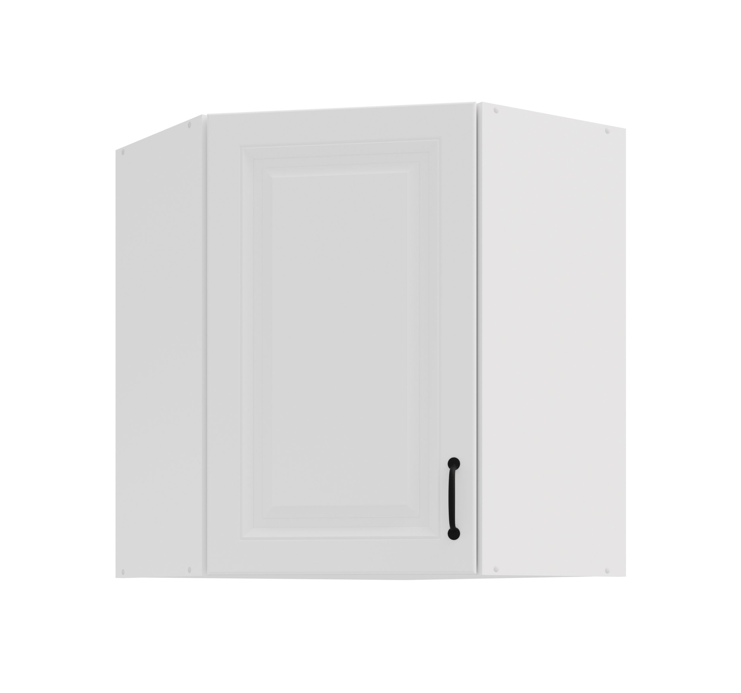 Eckh&auml;ngeschrank 60x60 cm Stilo Weiss K&uuml;chenzeile K&uuml;chenblock K&uuml;che Landhaus - Bild 1