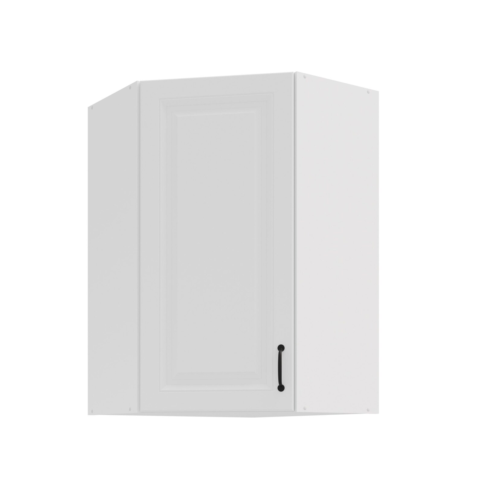 Eckhängeschrank 60x60 cm Stilo Weiss Küchenzeile Küchenblock Landhaus Höhe 90 cm