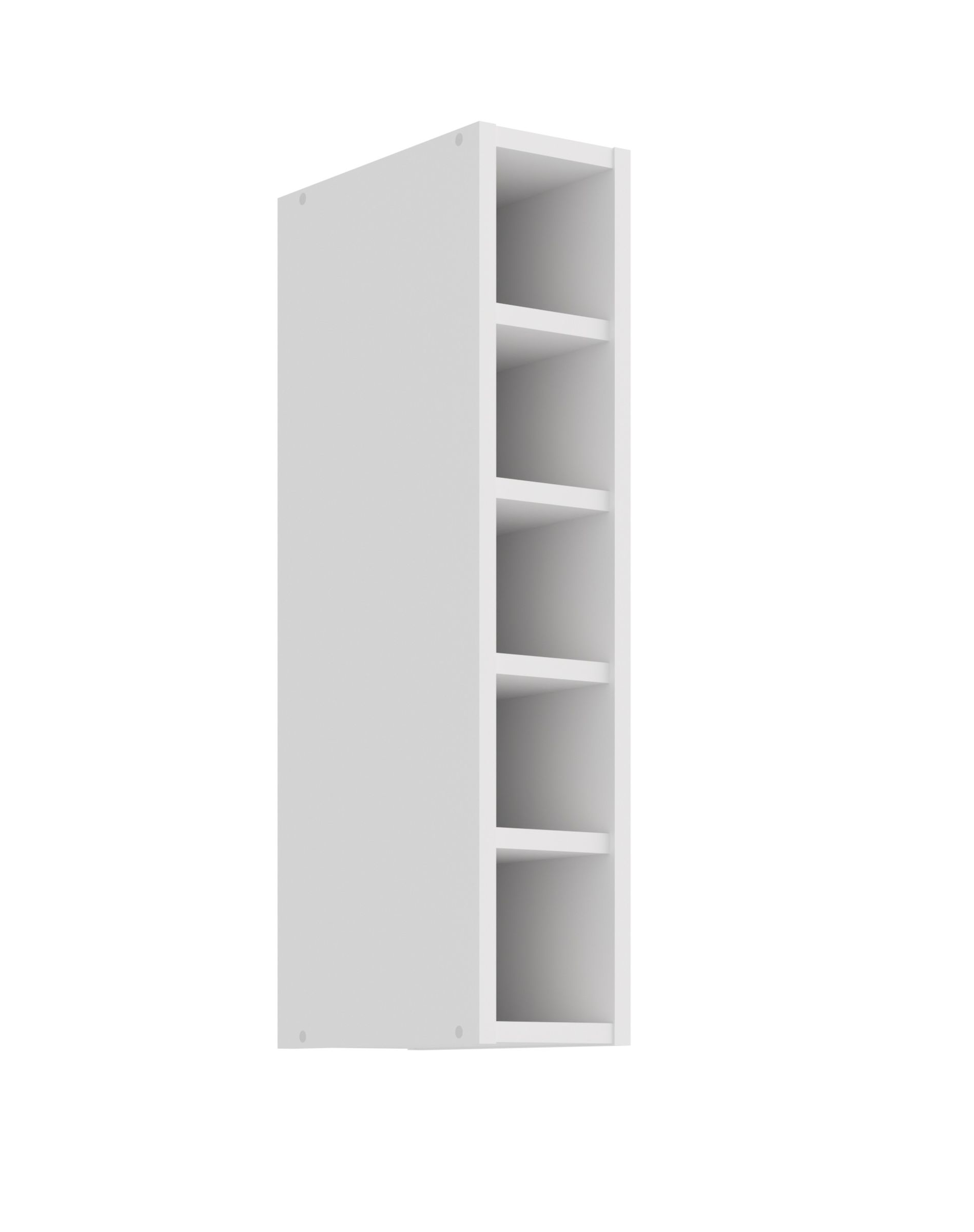 H&auml;ngeschrank Regal 15 cm Wei&szlig; matt K&uuml;chenzeile K&uuml;chenblock K&uuml;che Stilo Landhaus - Bild 1