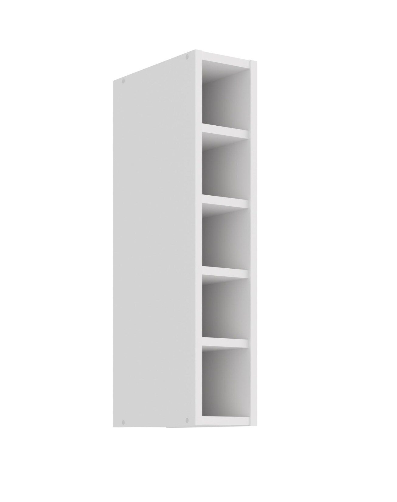 Hängeschrank Regal 15 cm Weiß matt Küchenzeile Küchenblock Küche Stilo Landhaus