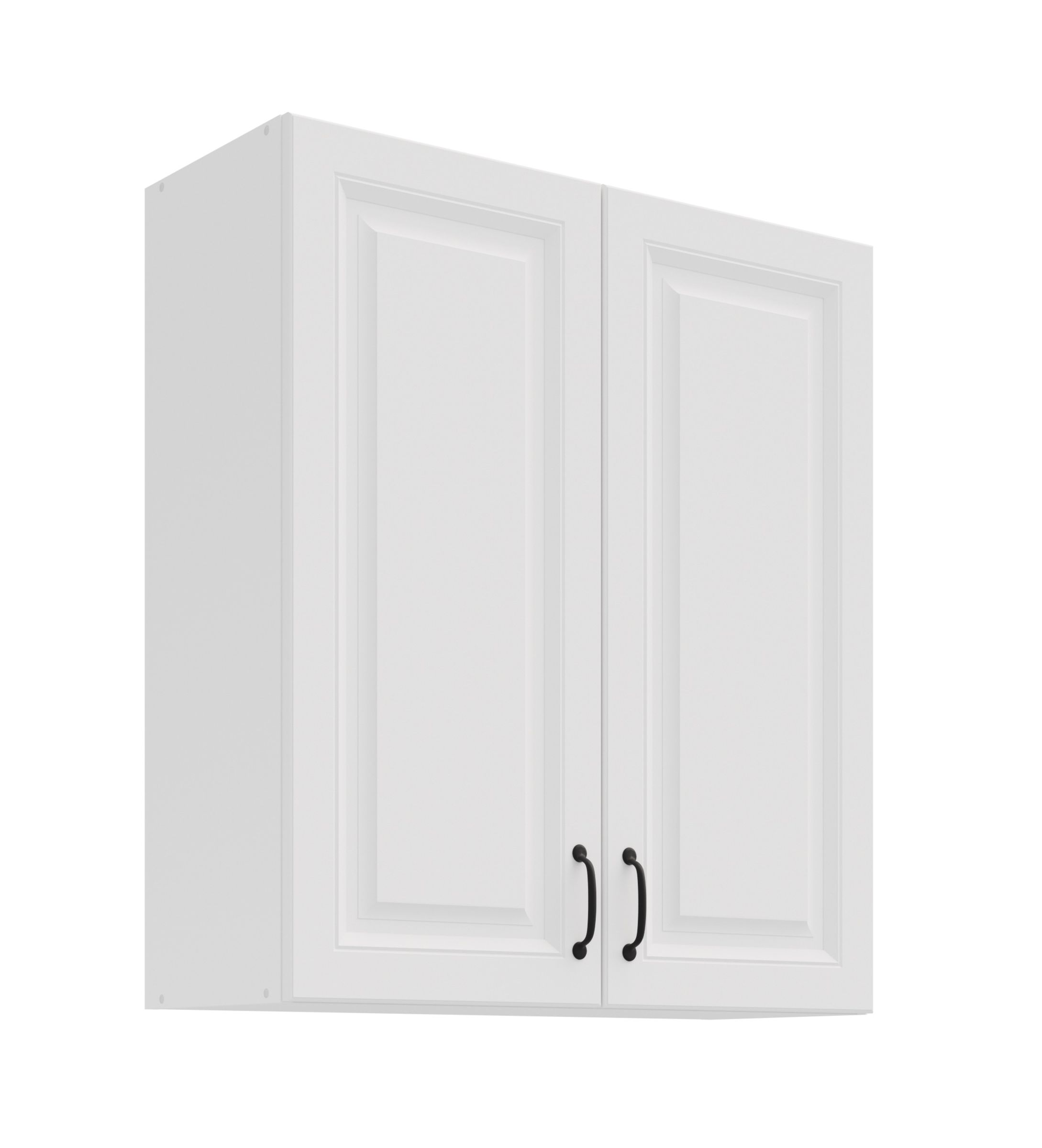 H&auml;ngeschrank 80 cm Stilo Wei&szlig; K&uuml;chenzeile K&uuml;chenblock K&uuml;che Landhaus H&ouml;he 90 cm - Bild 1