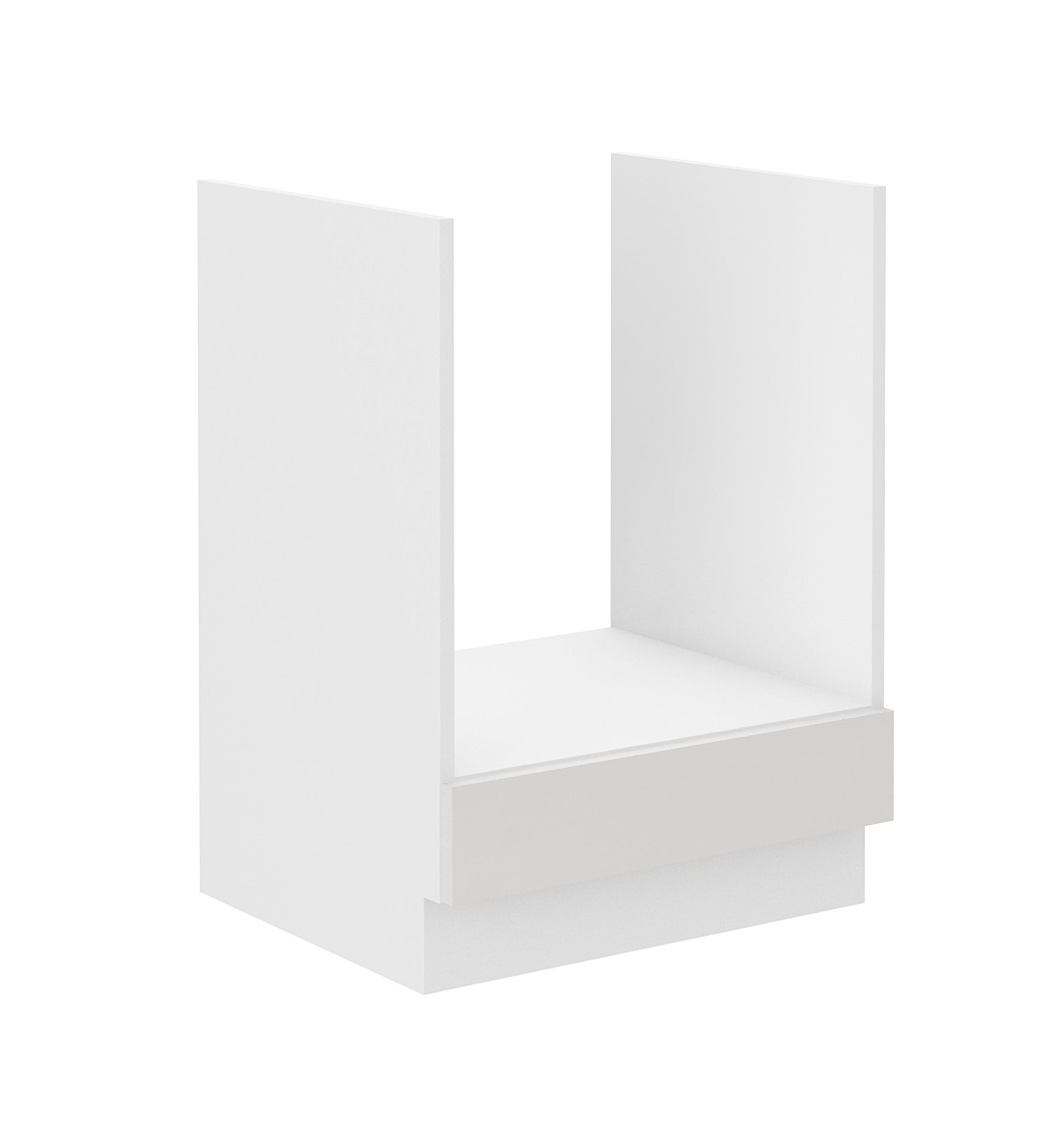 Herd Unterschrank 60 Lara Wei&szlig; Hochglanz + Wei&szlig; matt K&uuml;chenzeile K&uuml;chenblock - Bild 1