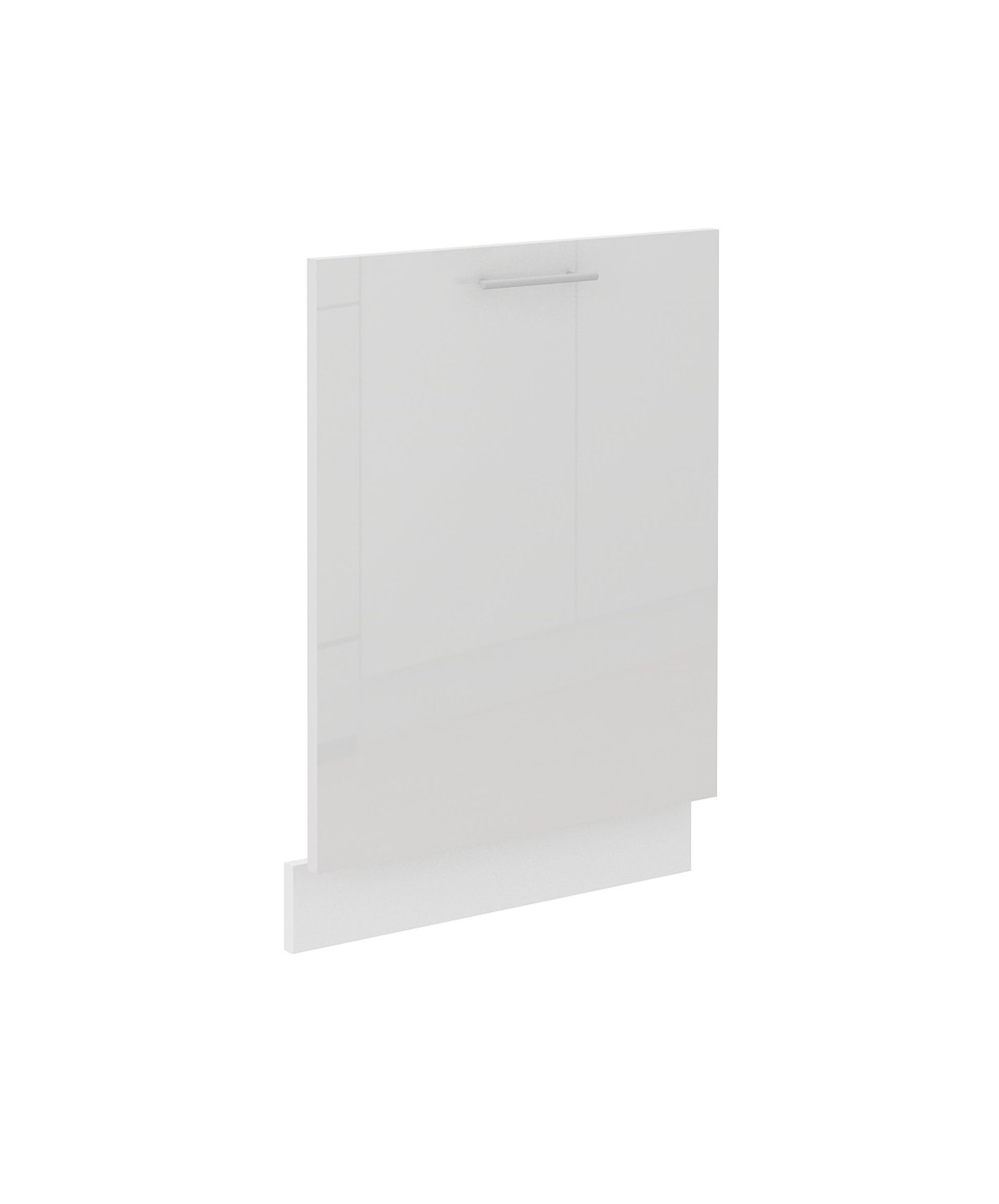 Frontblende Geschirrsp&uuml;ler vollintegriert 60 cm Wei&szlig; Hochglanz K&uuml;che Lara - Bild 1