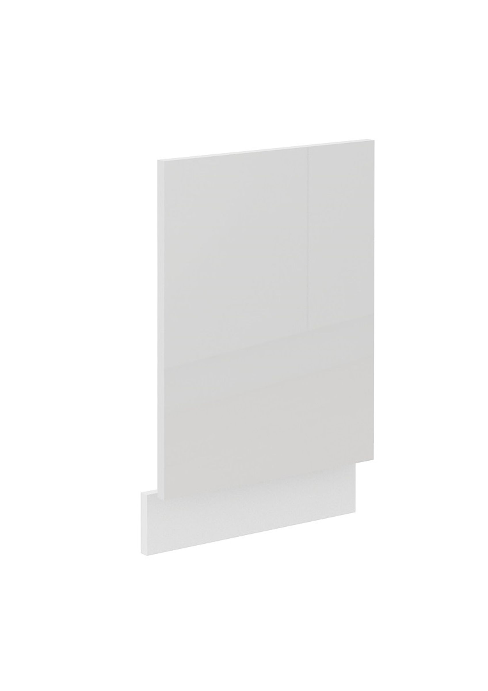 Frontblende Geschirrsp&uuml;ler integriert 45 cm Wei&szlig; Hochglanz K&uuml;che Lara - Bild 1