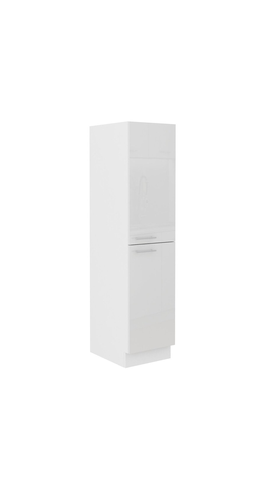 Küchen Midi Hochschrank 30 Lara Weiß Hochglanz Küchenzeile Küchenblock Küche