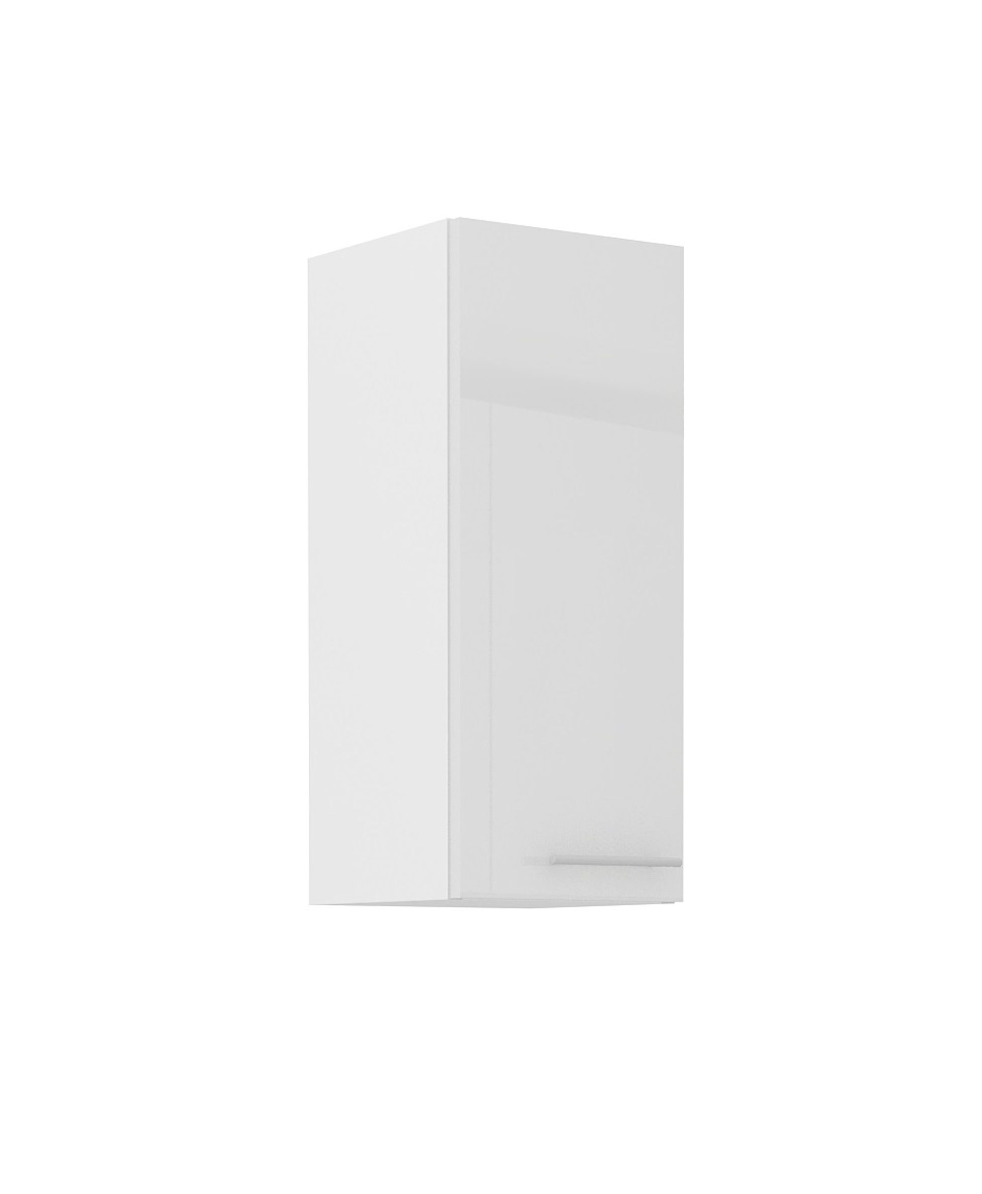 K&uuml;che H&auml;ngeschrank 30 Lara Wei&szlig; Hochglanz K&uuml;chenzeile K&uuml;chenblock - Bild 1