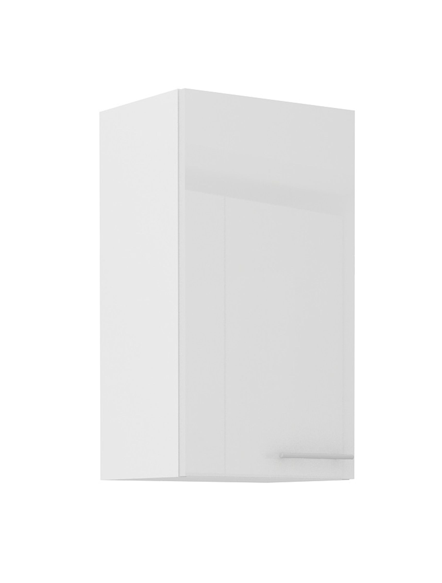 K&uuml;che H&auml;ngeschrank 40 Lara Wei&szlig; Hochglanz K&uuml;chenzeile K&uuml;chenblock - Bild 1