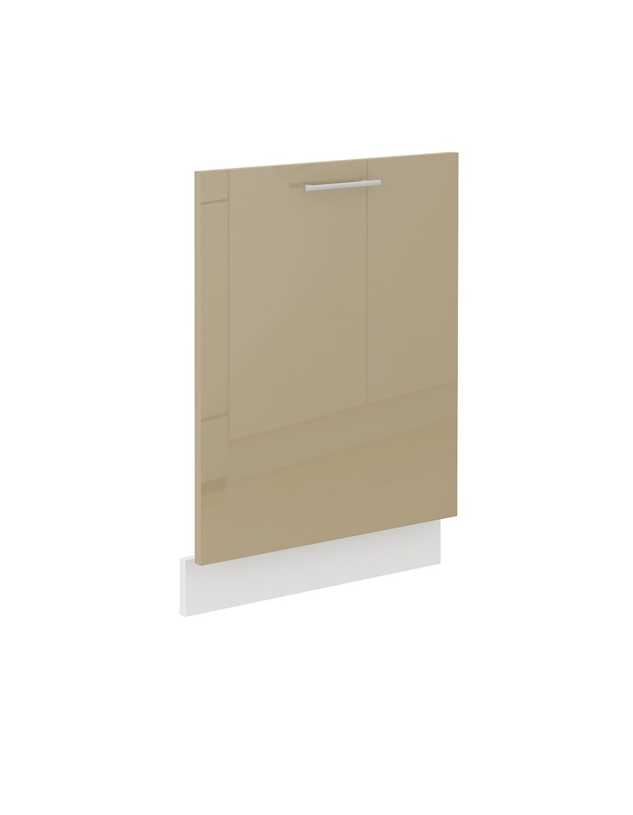 Frontblende Geschirrspüler vollintegriert 60 cm Cappuccino Hochglanz Küche Lara