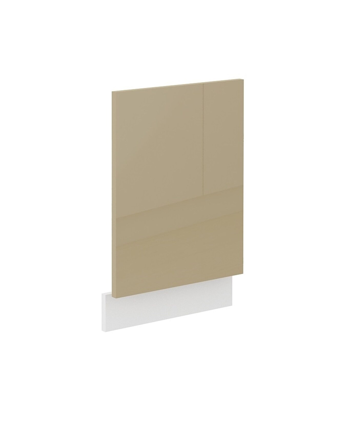Frontblende Geschirrspüler integriert 45 cm Cappuccino Hochglanz Küche Lara