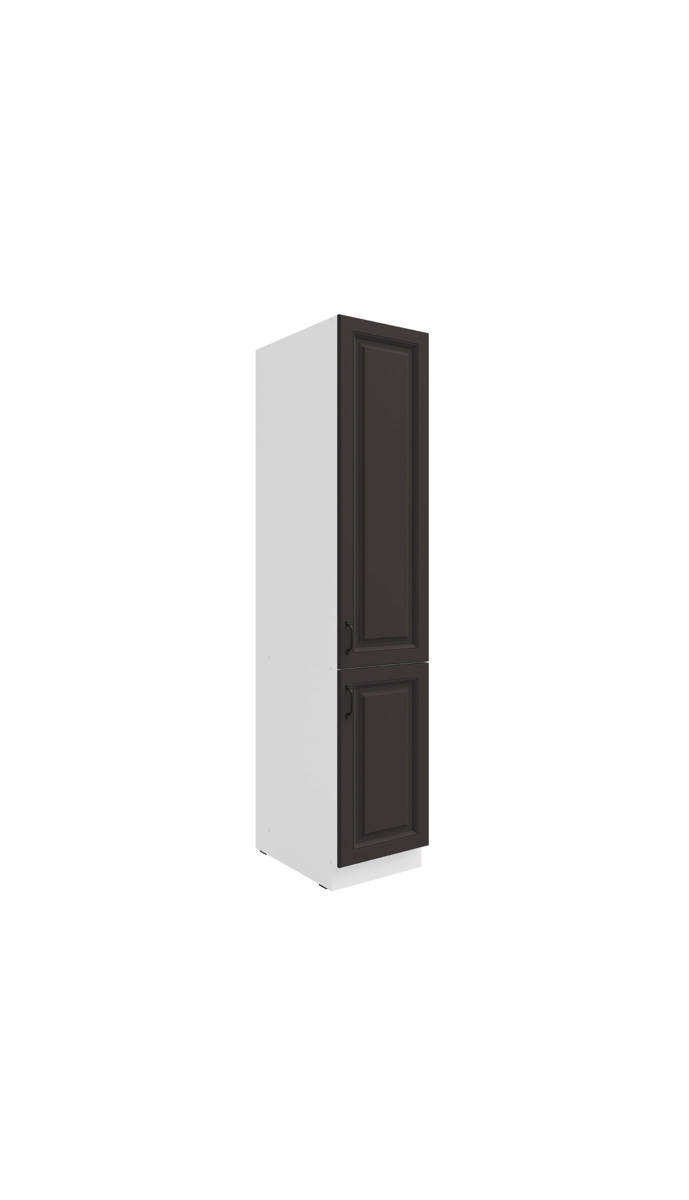 K&uuml;chen Vorratshochschrank 40 cm Stilo Grau K&uuml;chenzeile K&uuml;chenblock - Bild 1
