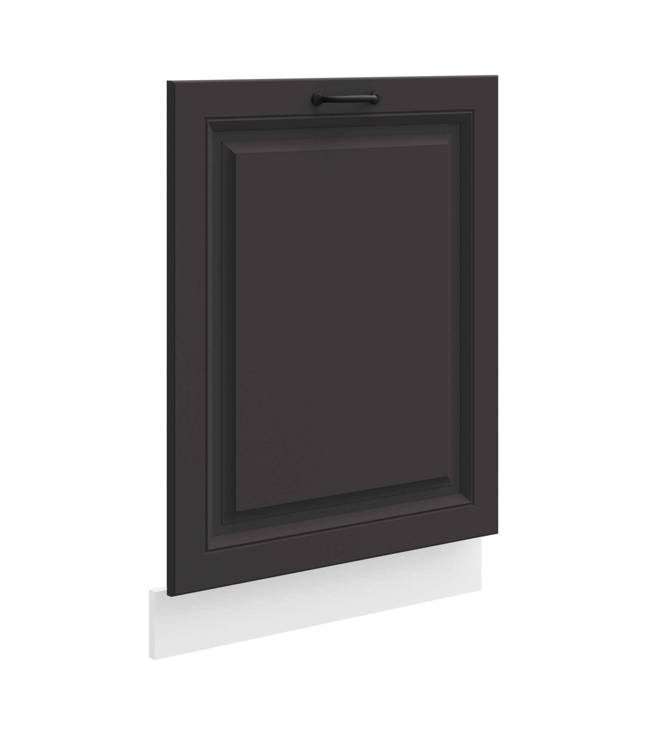 Frontblende f&uuml;r vollintegrierten Geschirrsp&uuml;ler 60 cm Stilo Grau K&uuml;che Landhaus - Bild 1