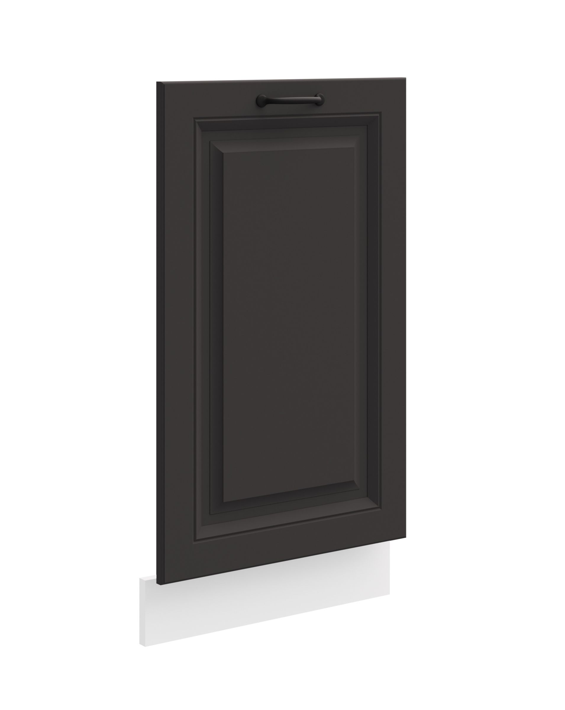 Frontblende f&uuml;r vollintegrierten Geschirrsp&uuml;ler 45 cm Stilo Grau K&uuml;che Landhaus - Bild 1