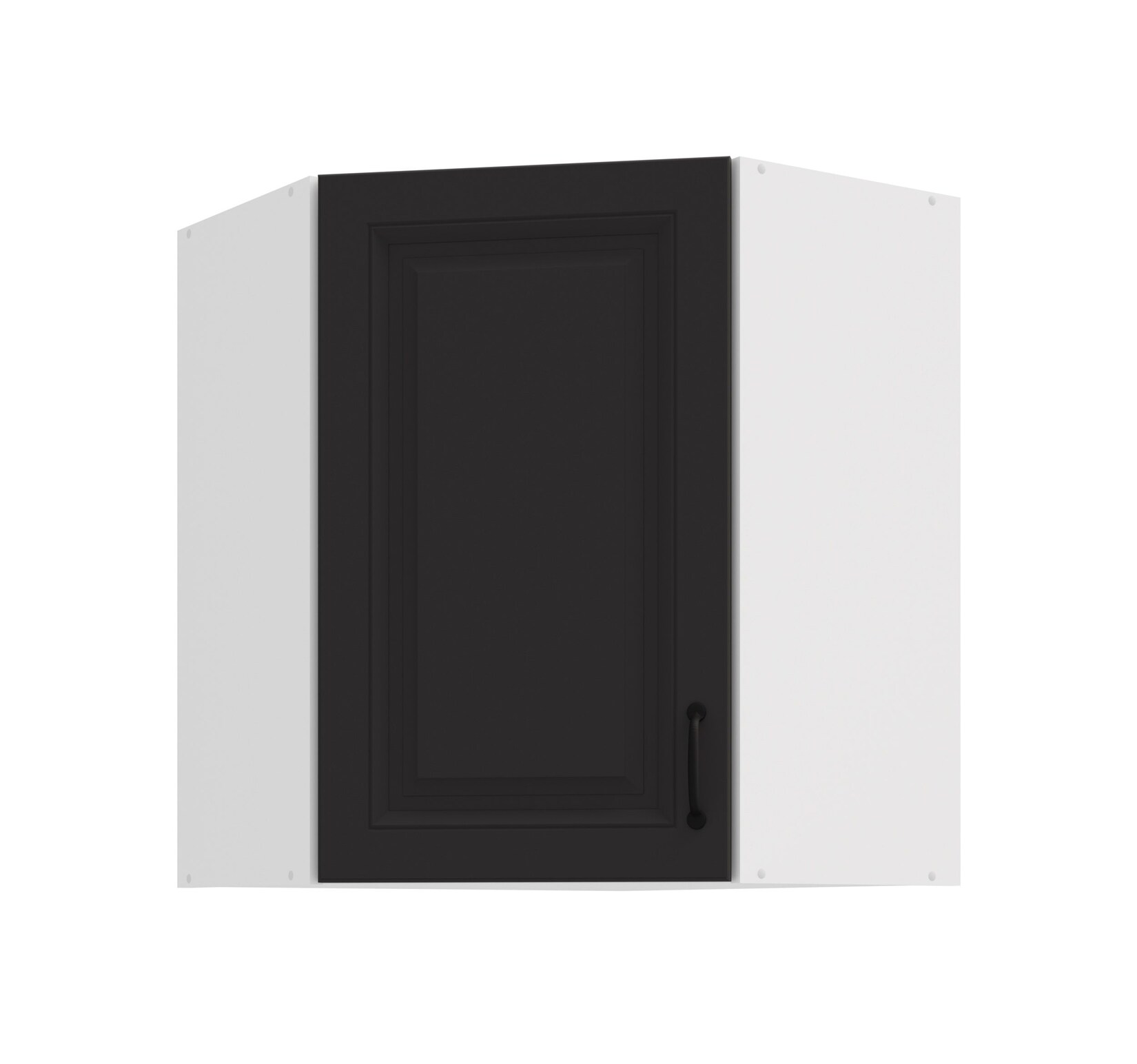 Eckhängeschrank 60x60 cm Stilo Grau Küchenzeile Küchenblock Küche Landhaus